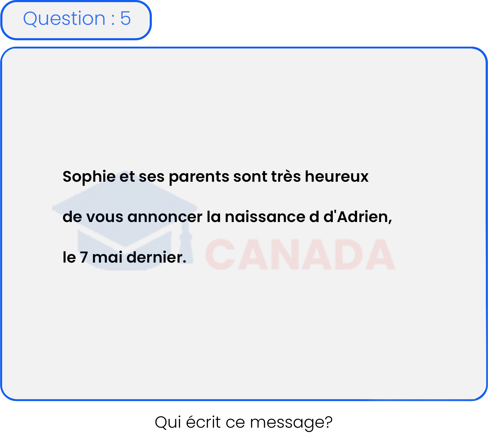 Question 5