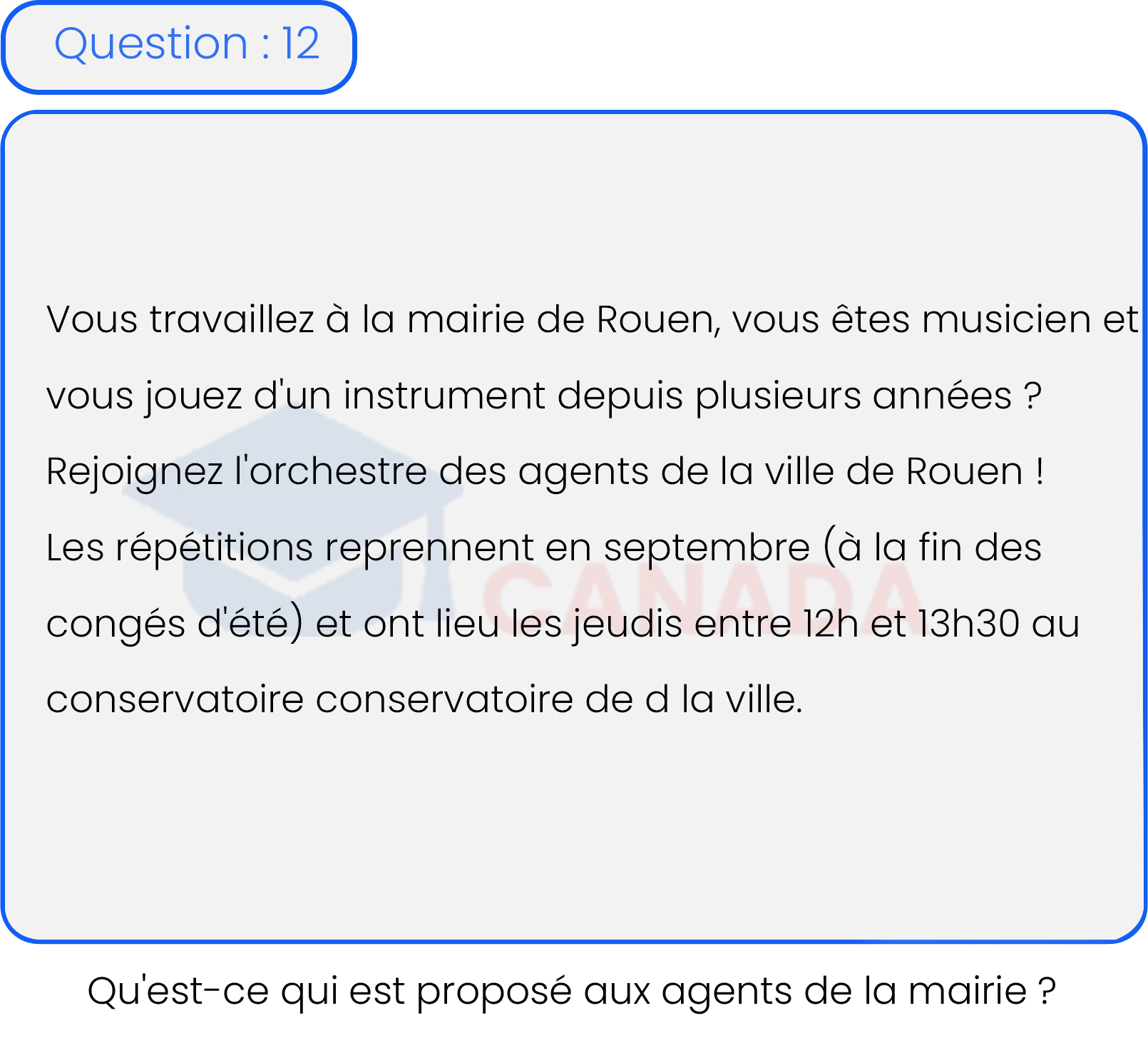 Question 12
