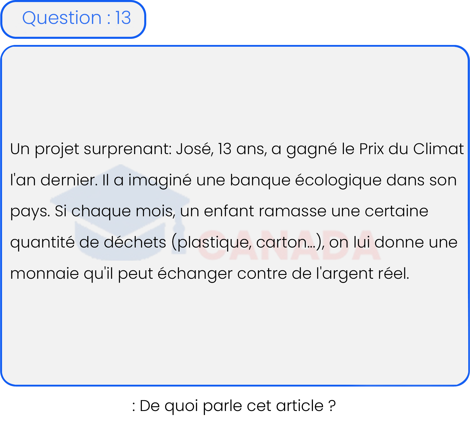 Question 13