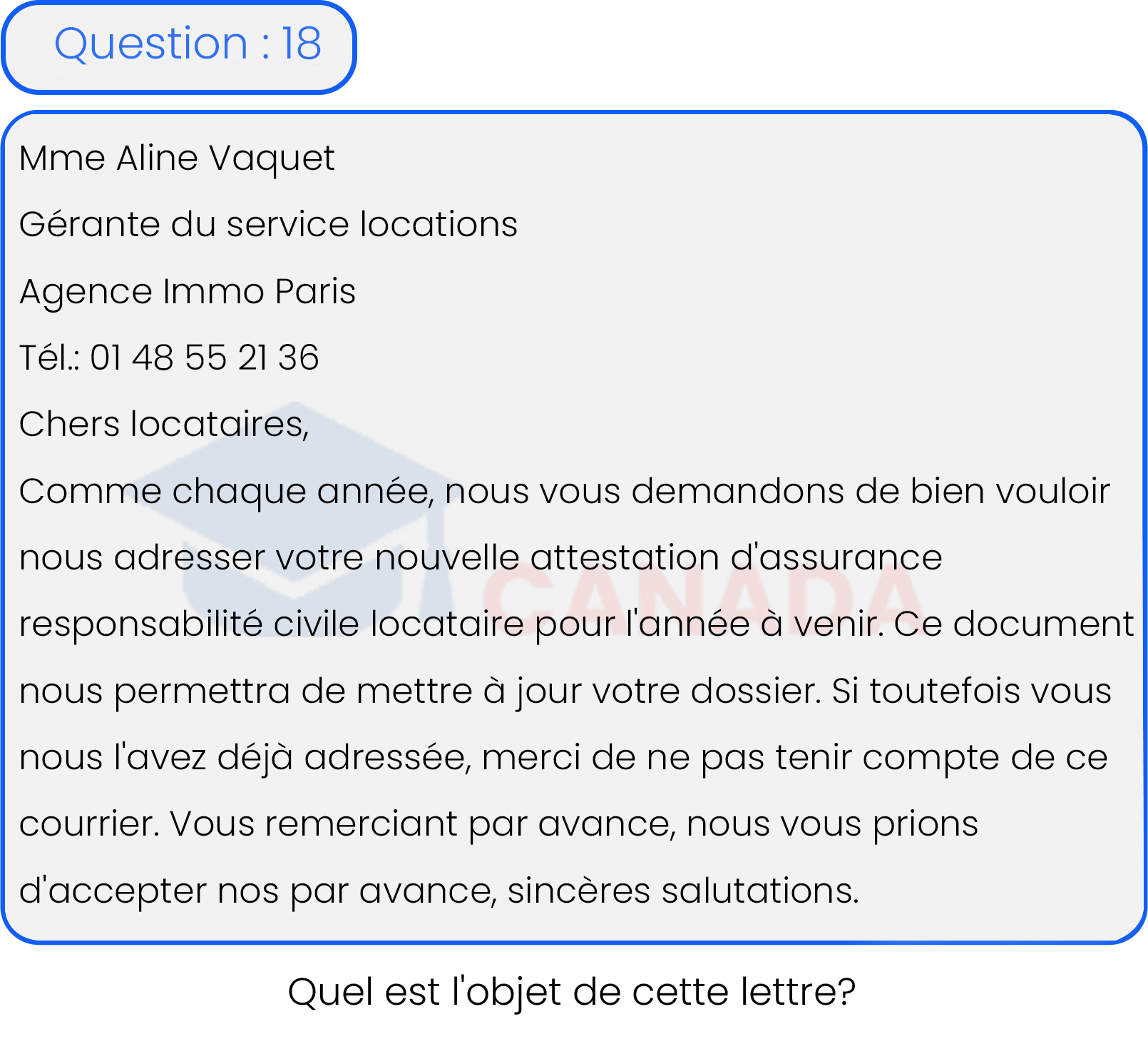 Question 18