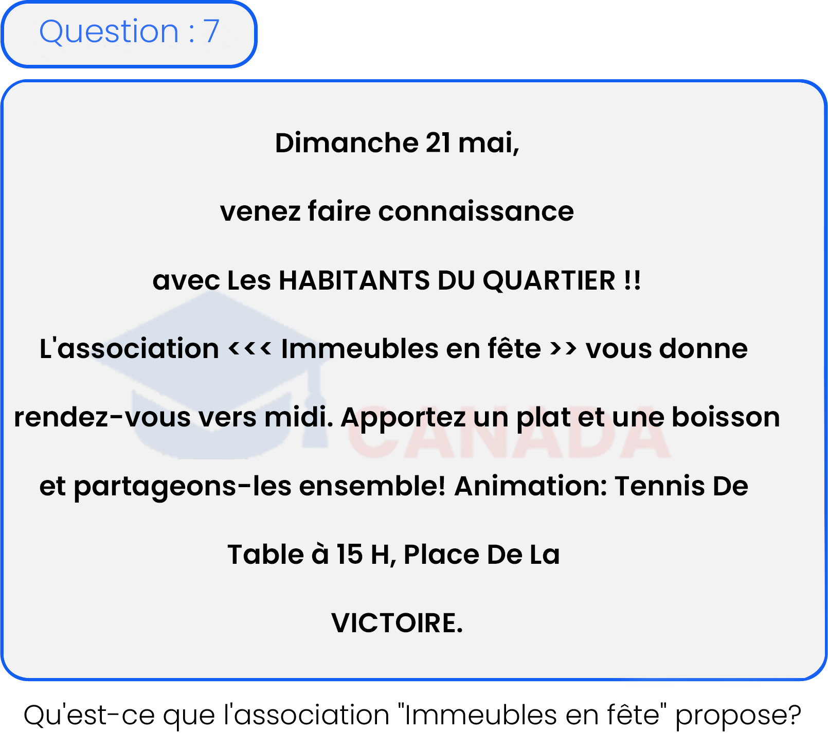 Question 7