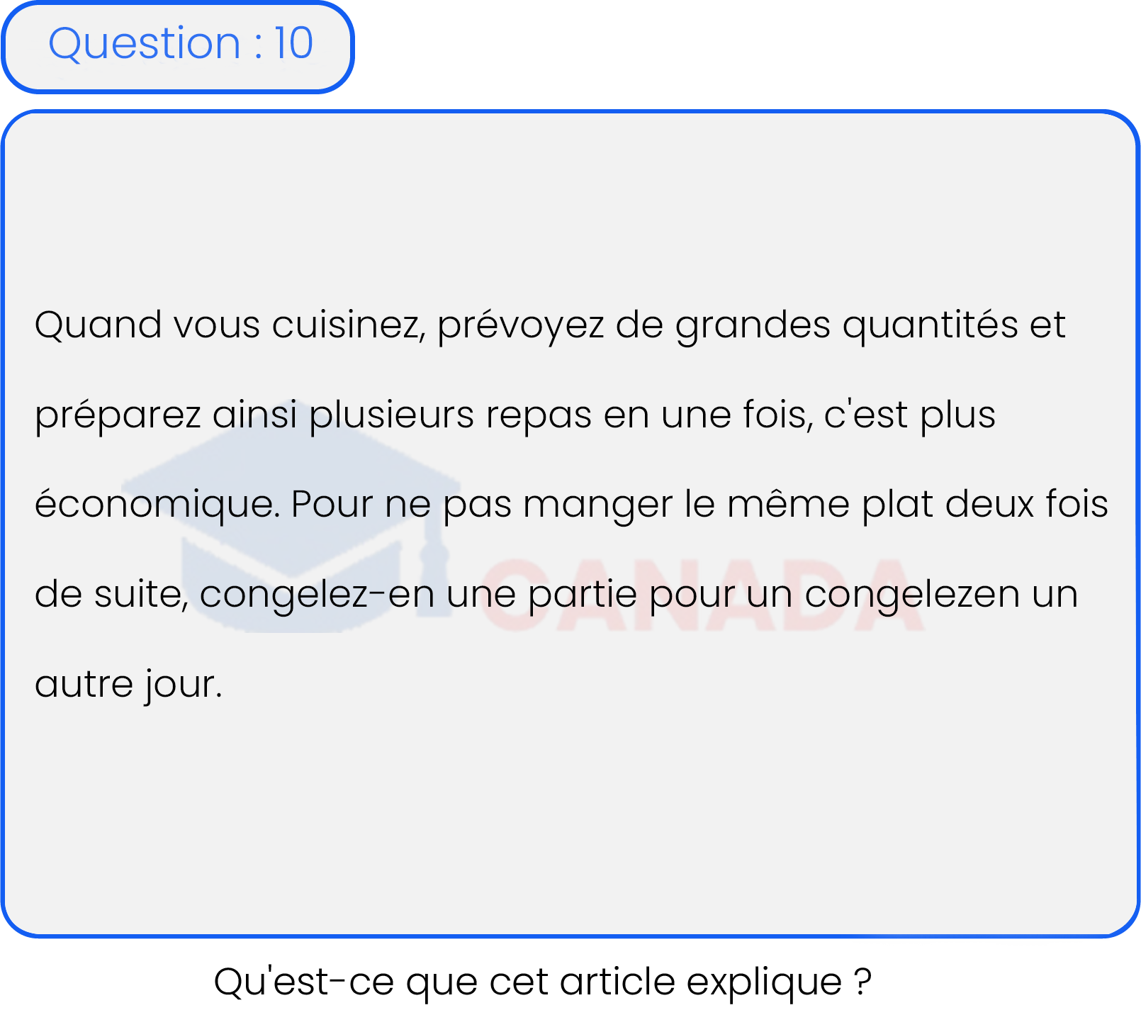 Question 10