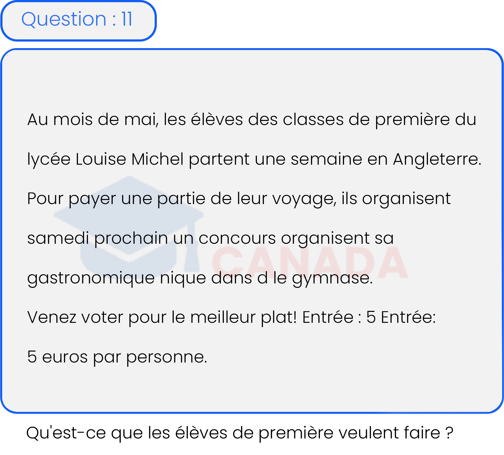 Question 11