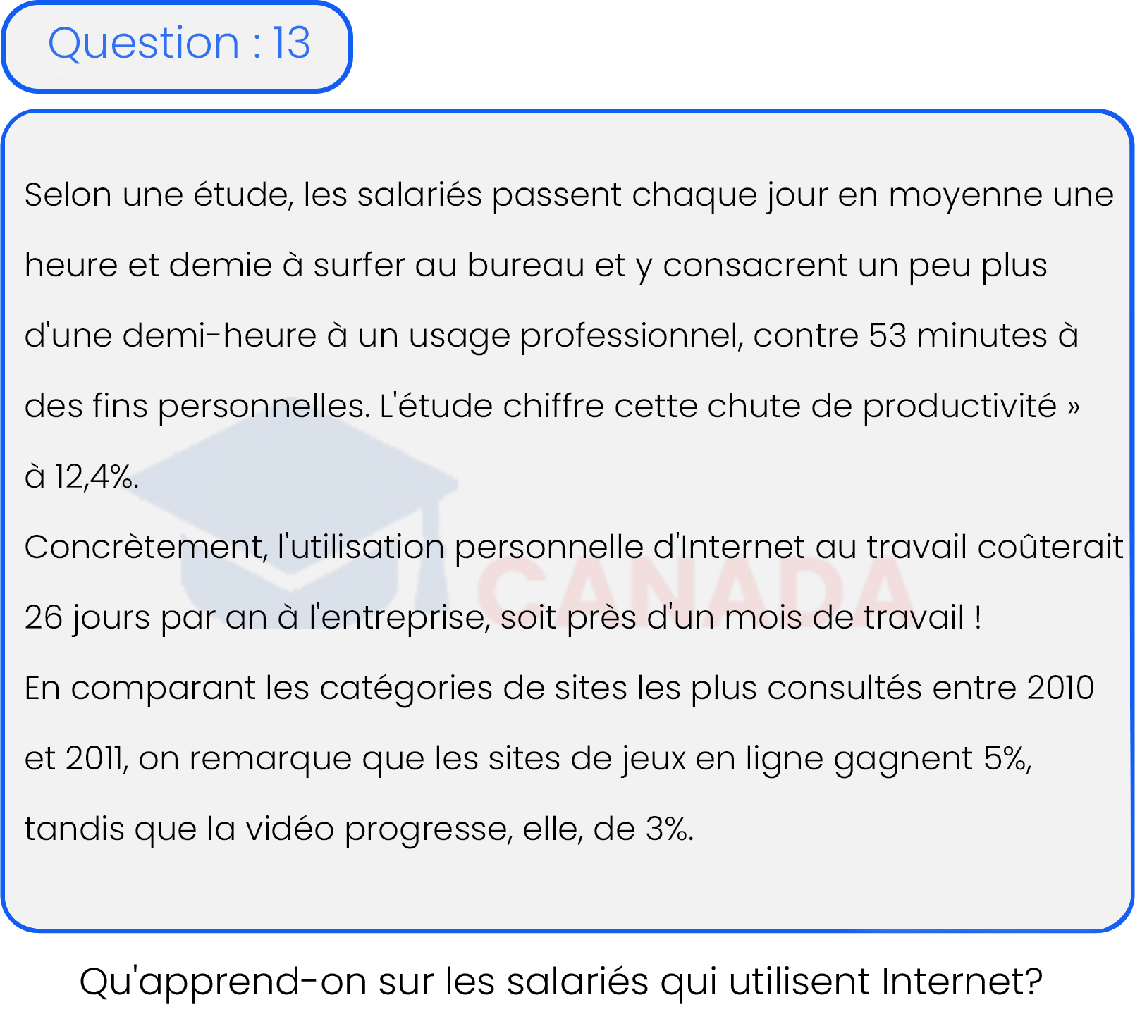 Question 13