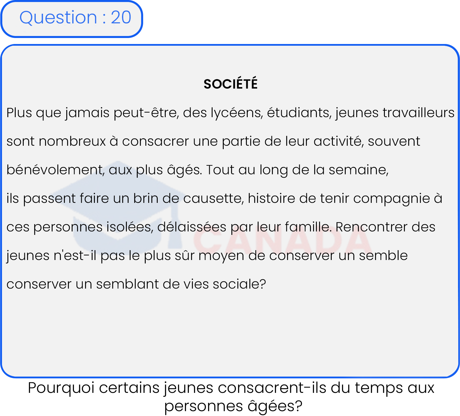 Question 20