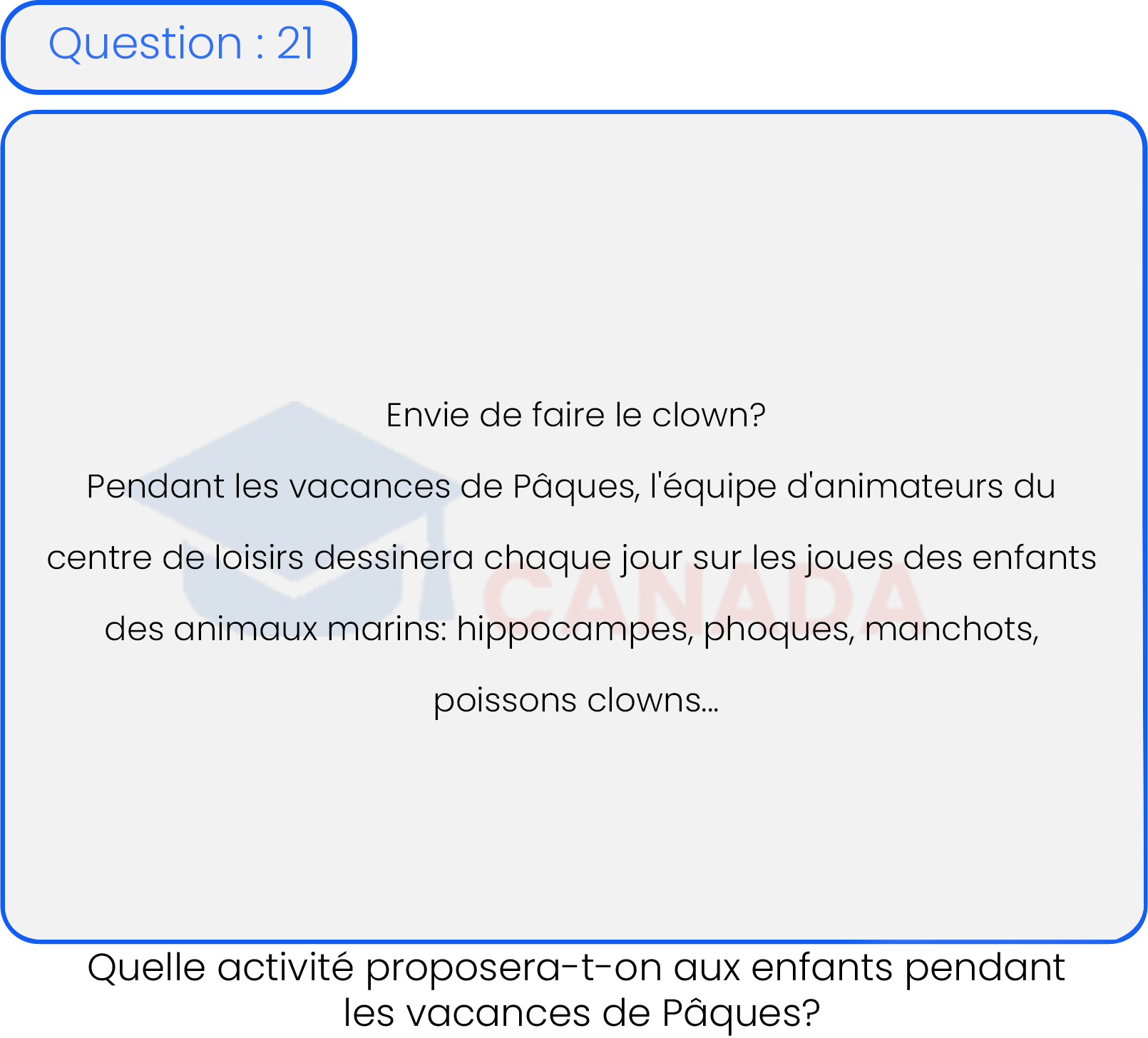 Question 21