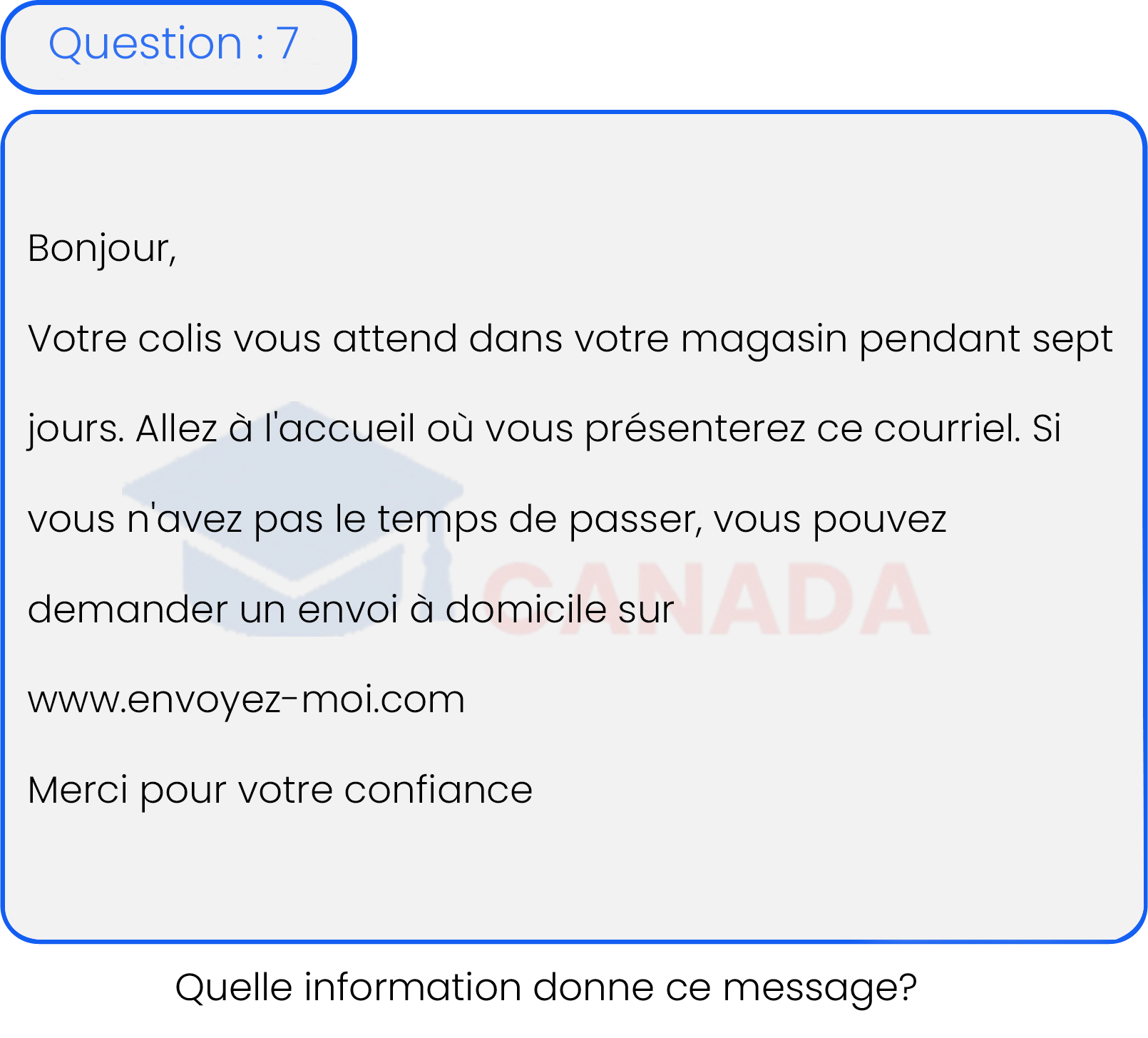 Question 7