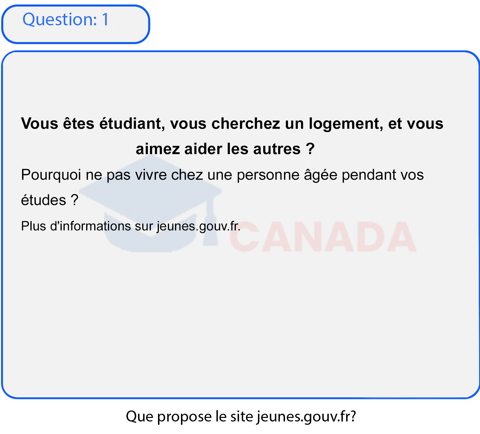 Question 1