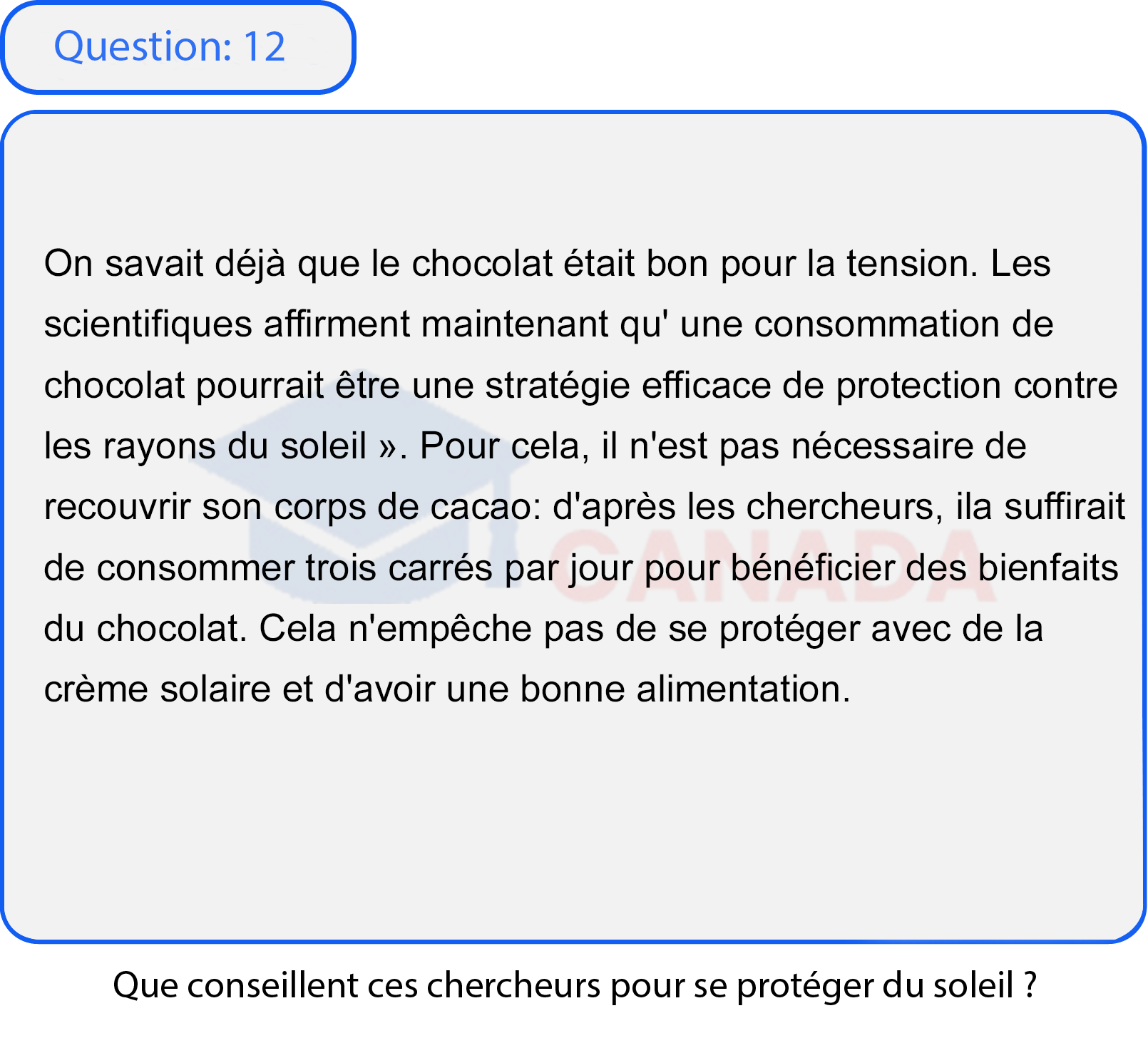 Question 12