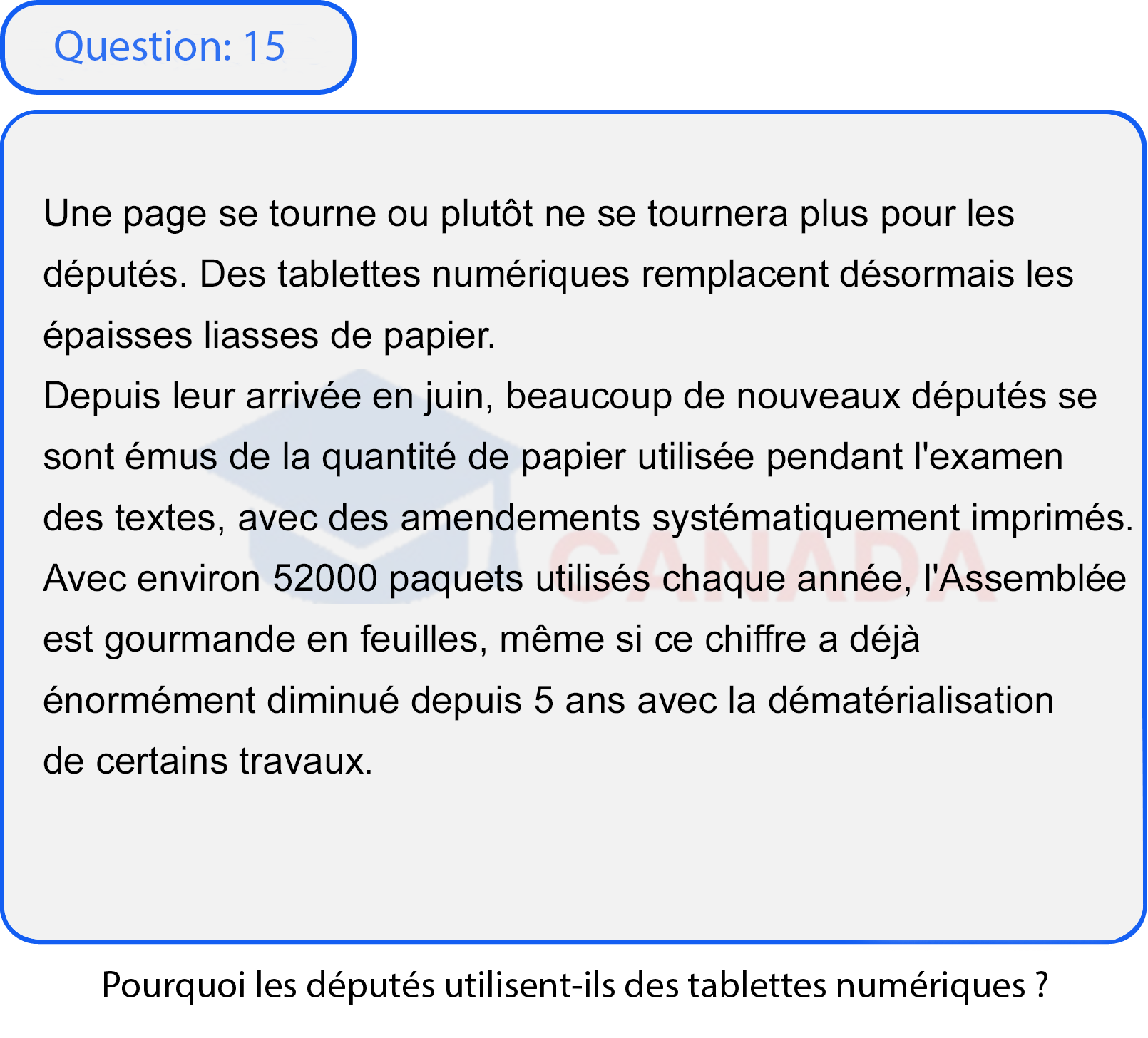 Question 15