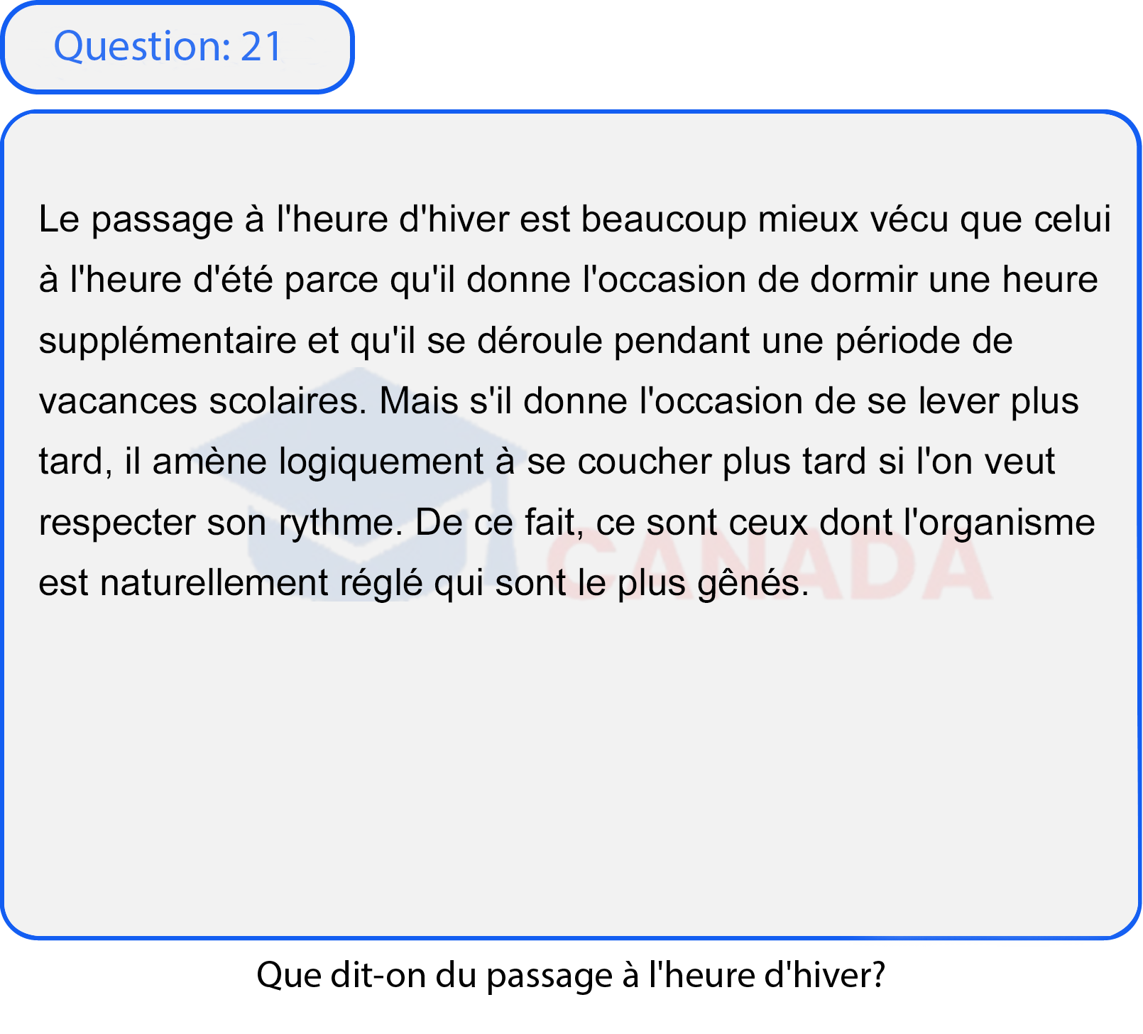 Question 21