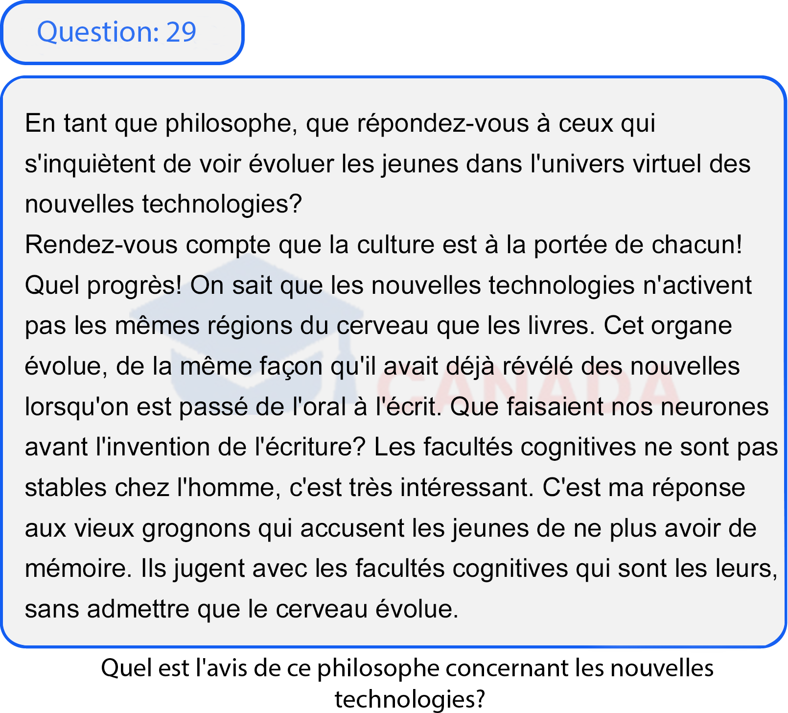 Question 29