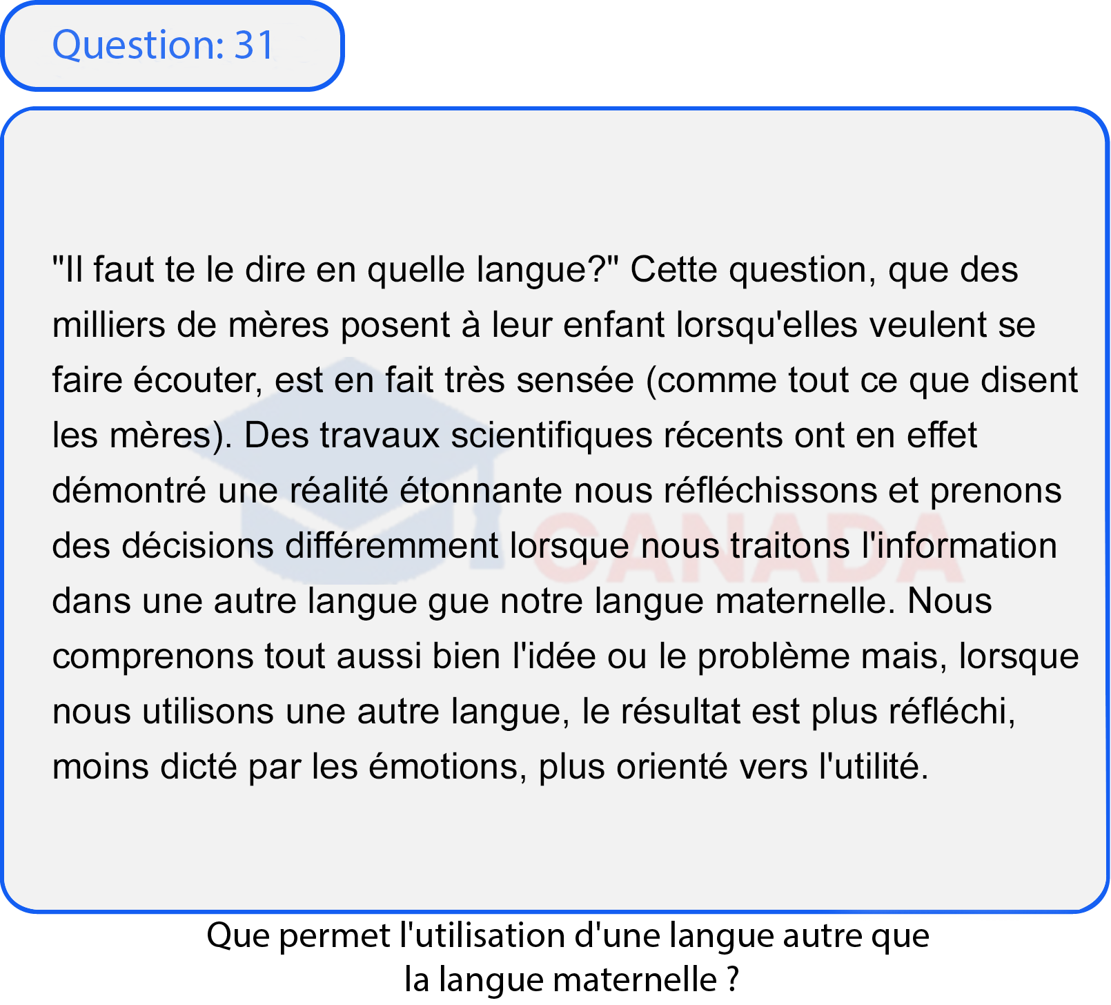 Question 31
