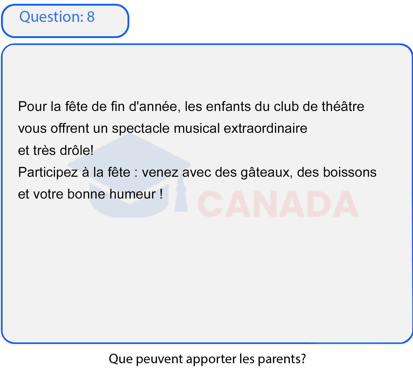 Question 8