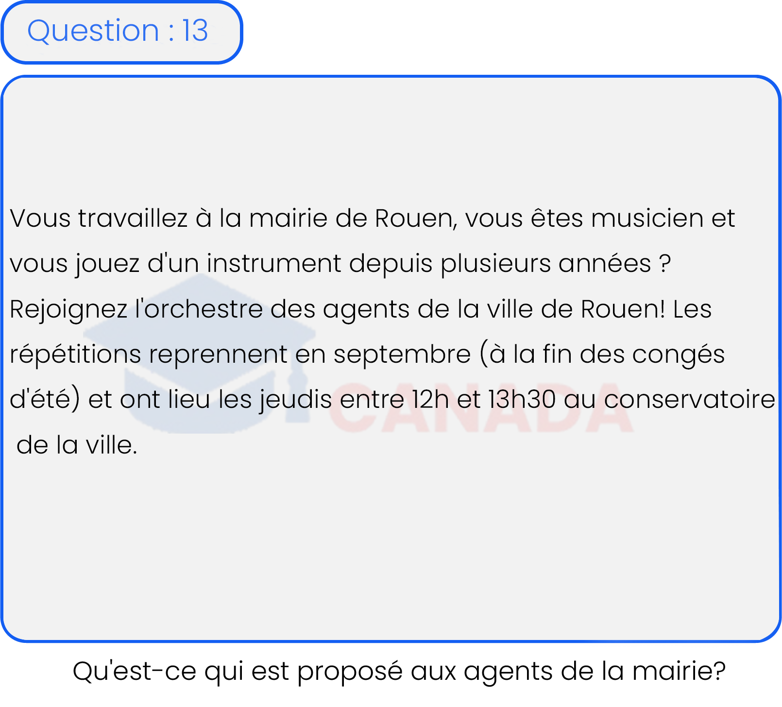 Question 13