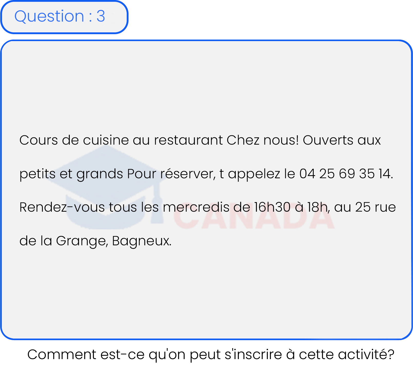 Question 3