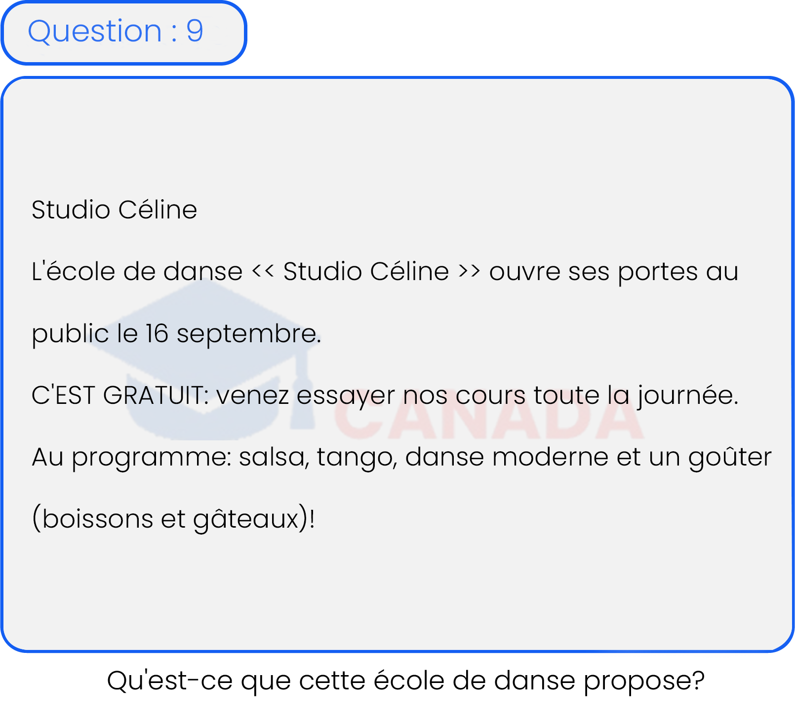 Question 9
