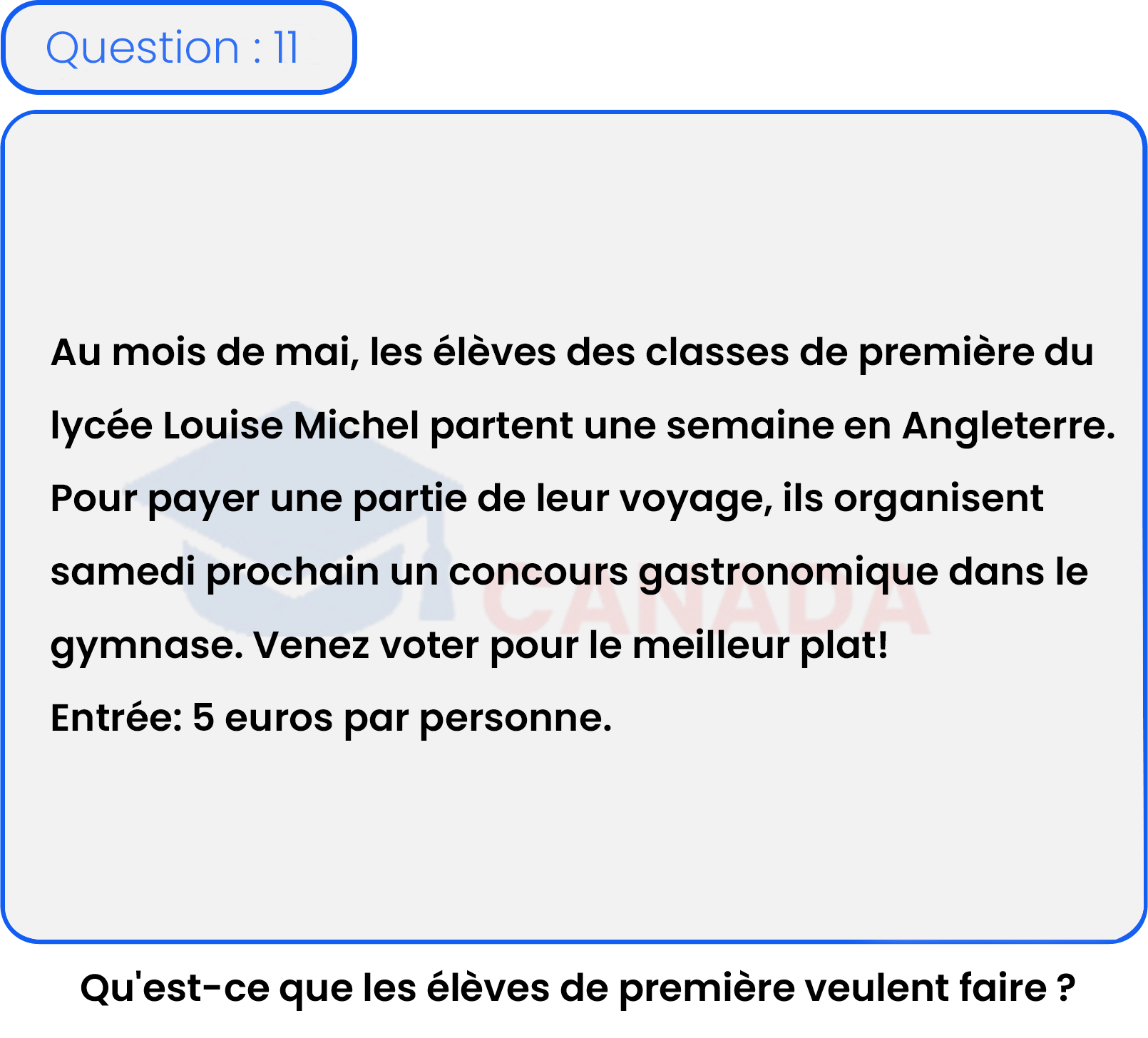 Question 11