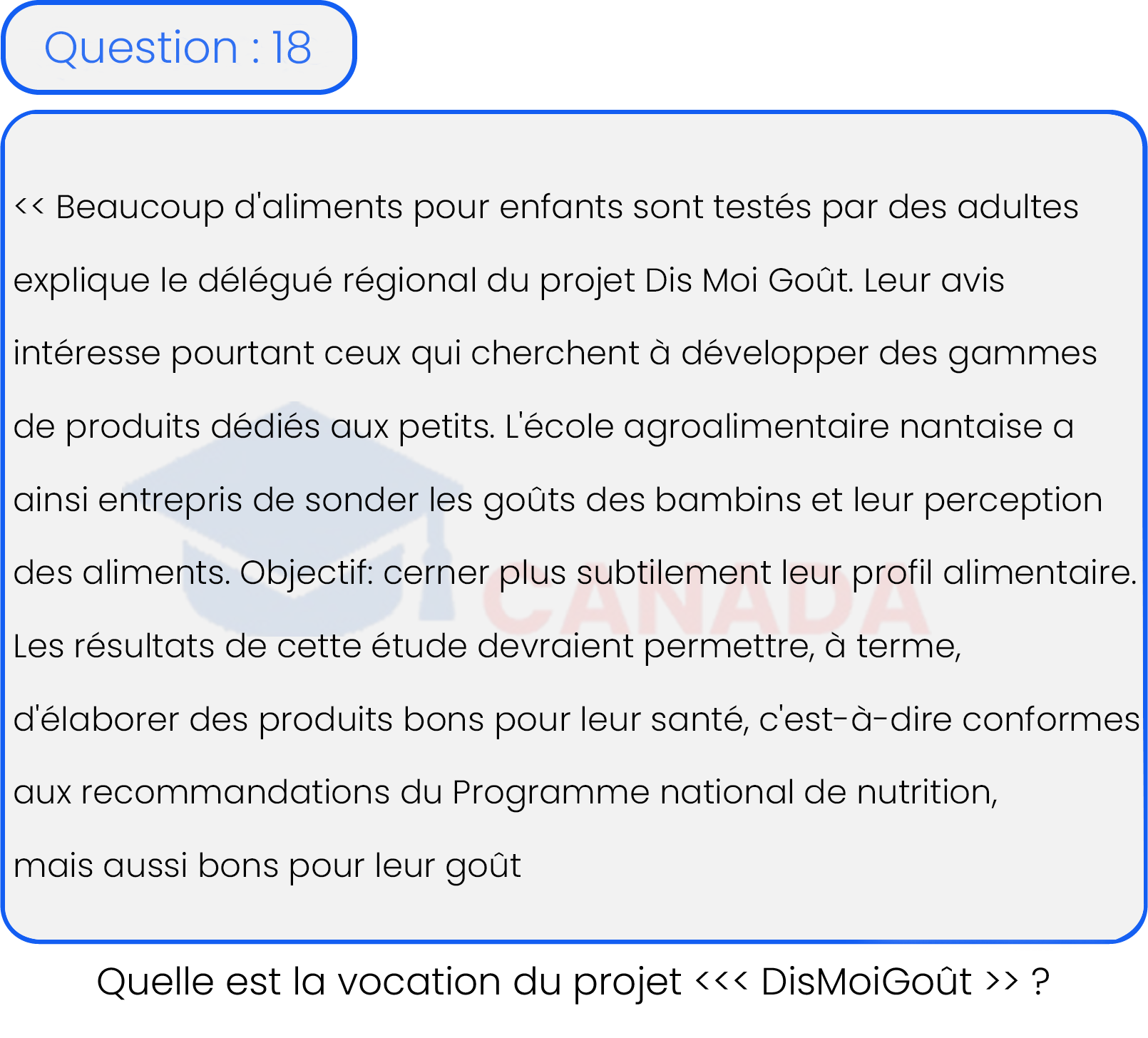 Question 18