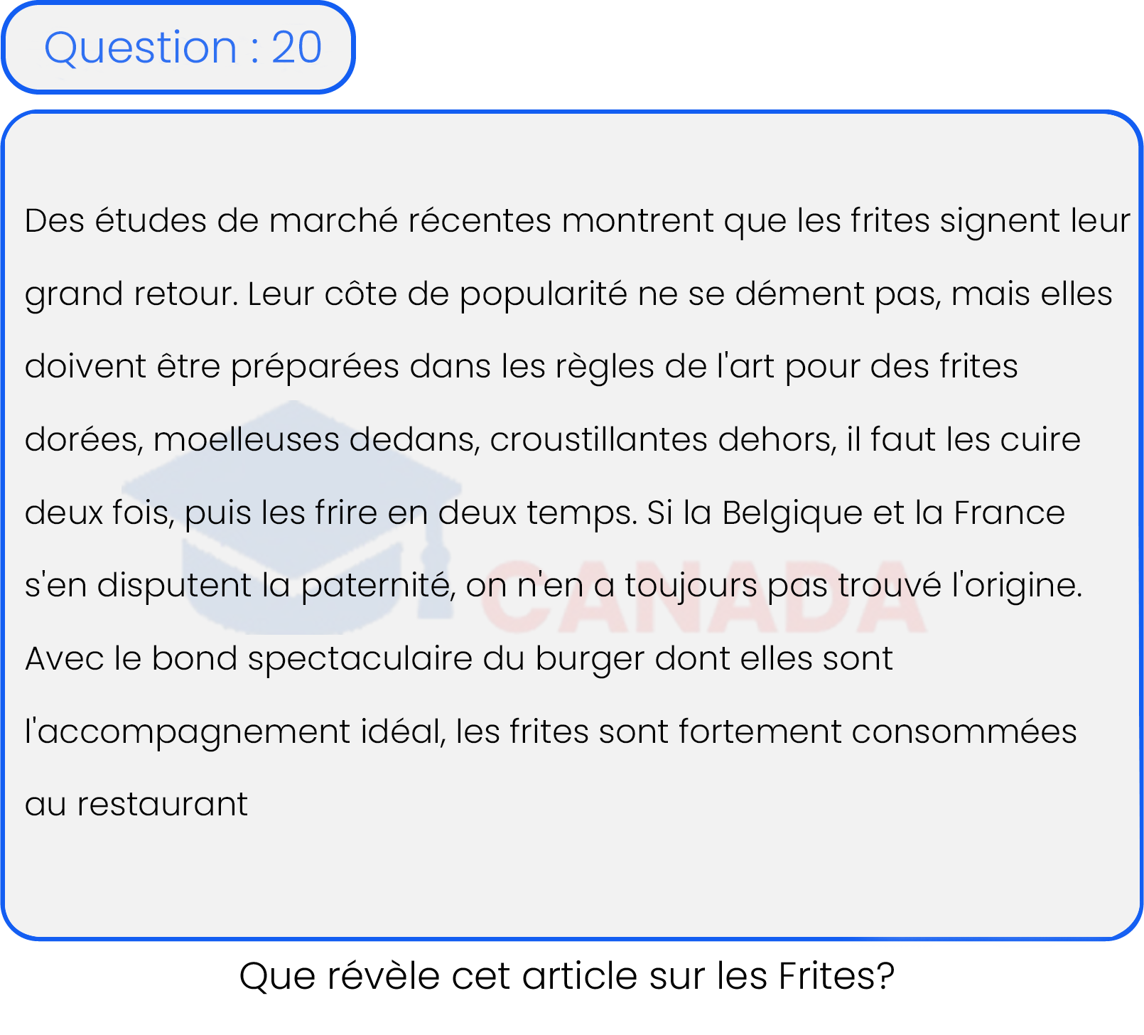 Question 20