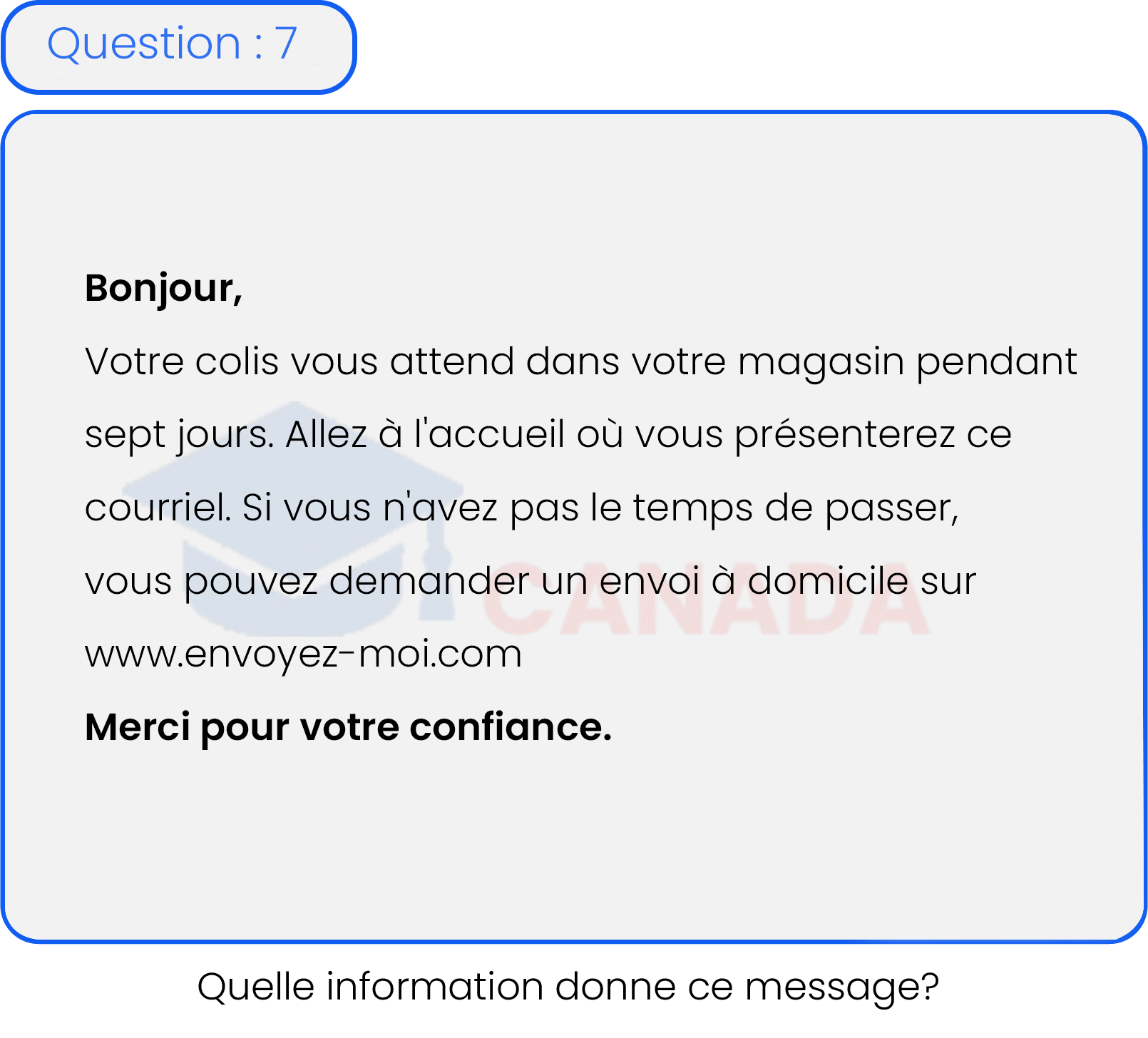 Question 7
