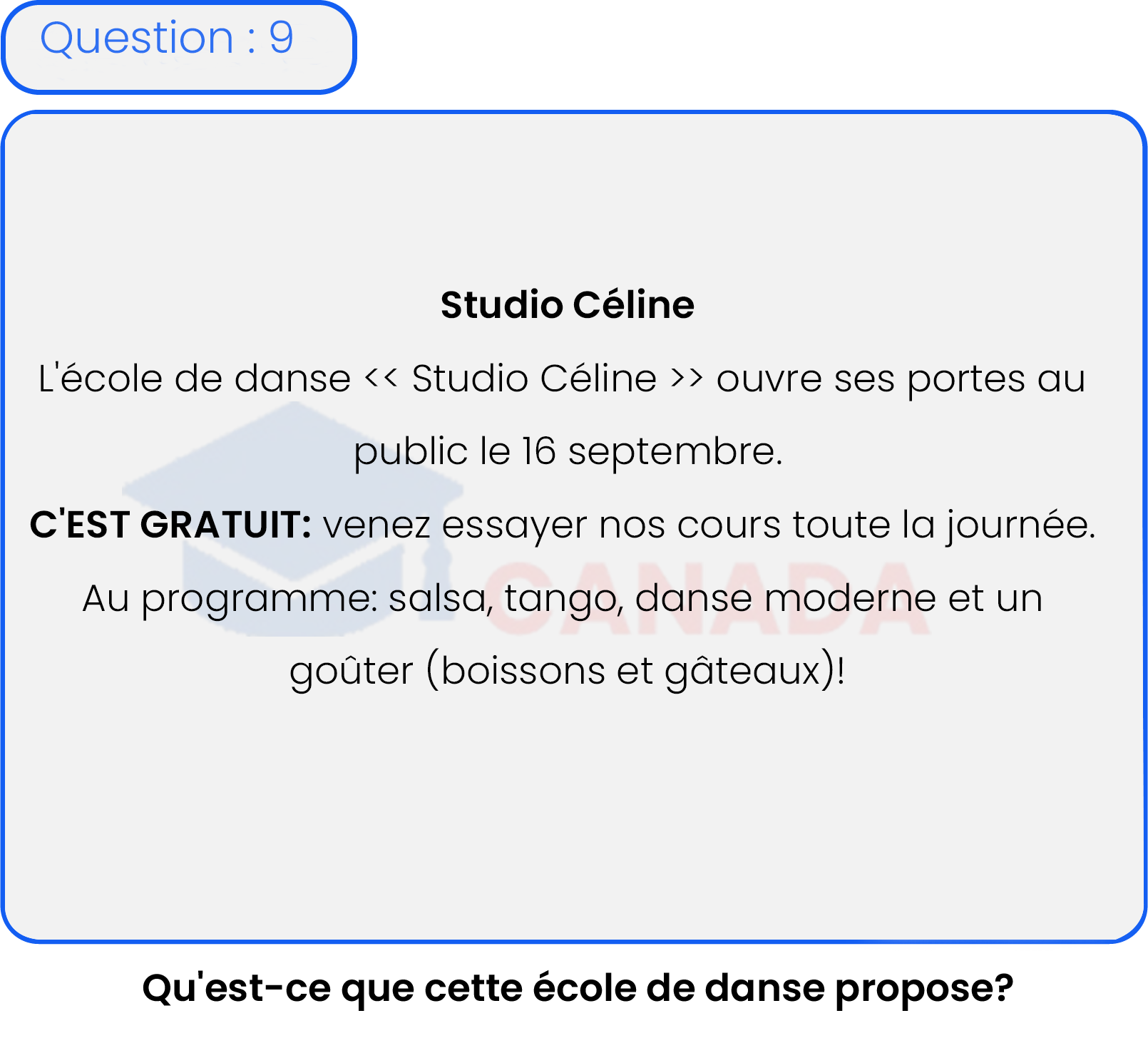 Question 9