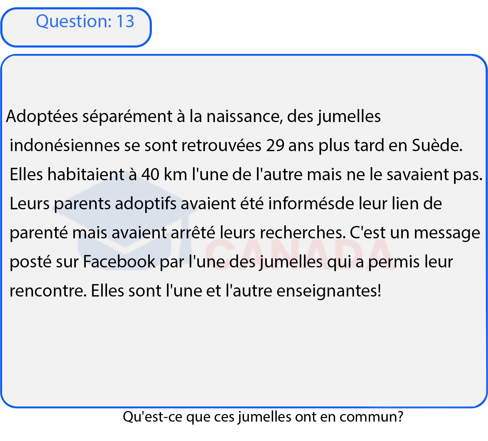 Question 13