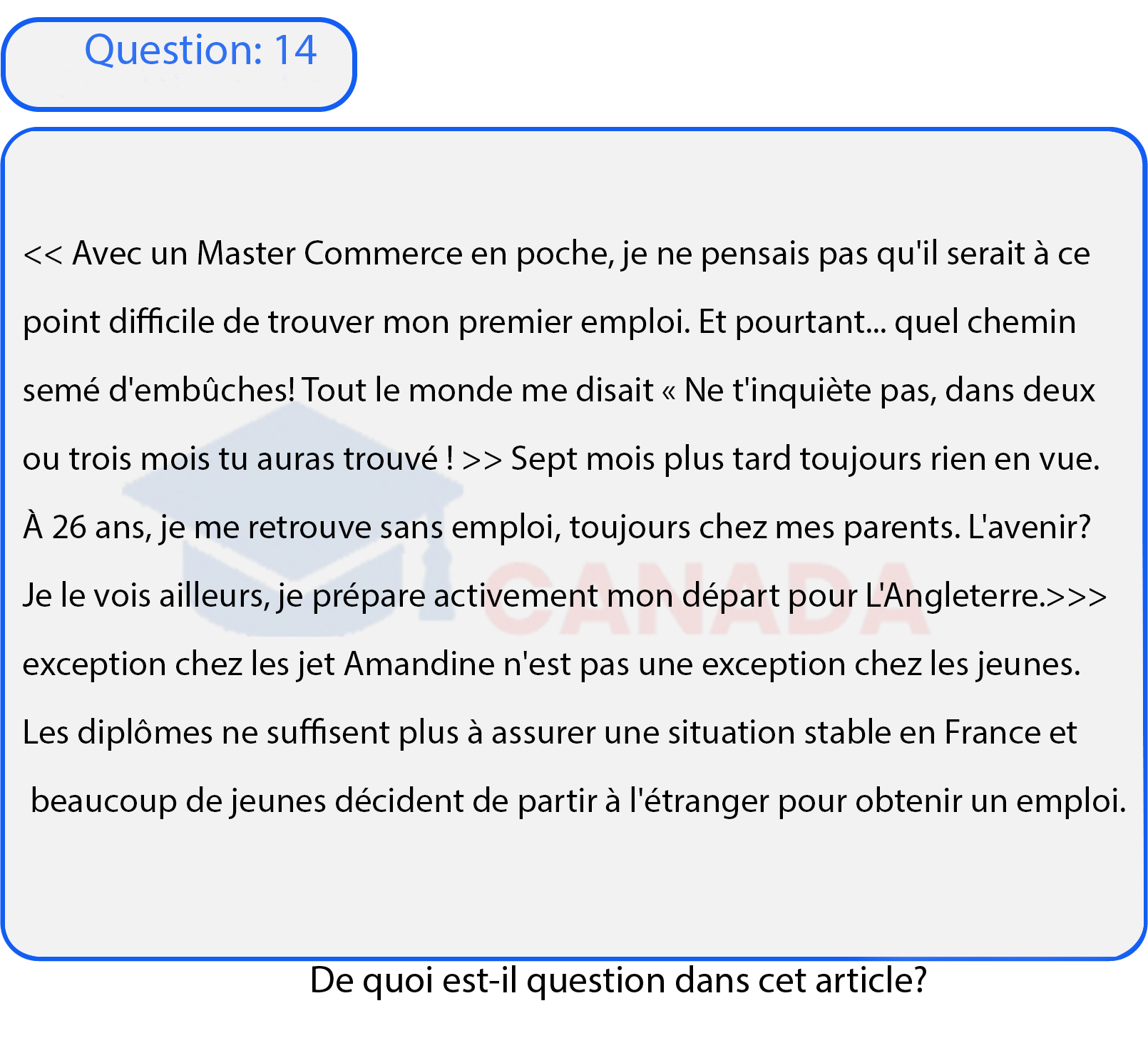Question 14