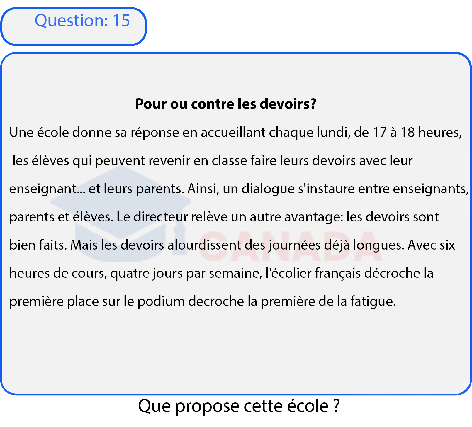 Question 15