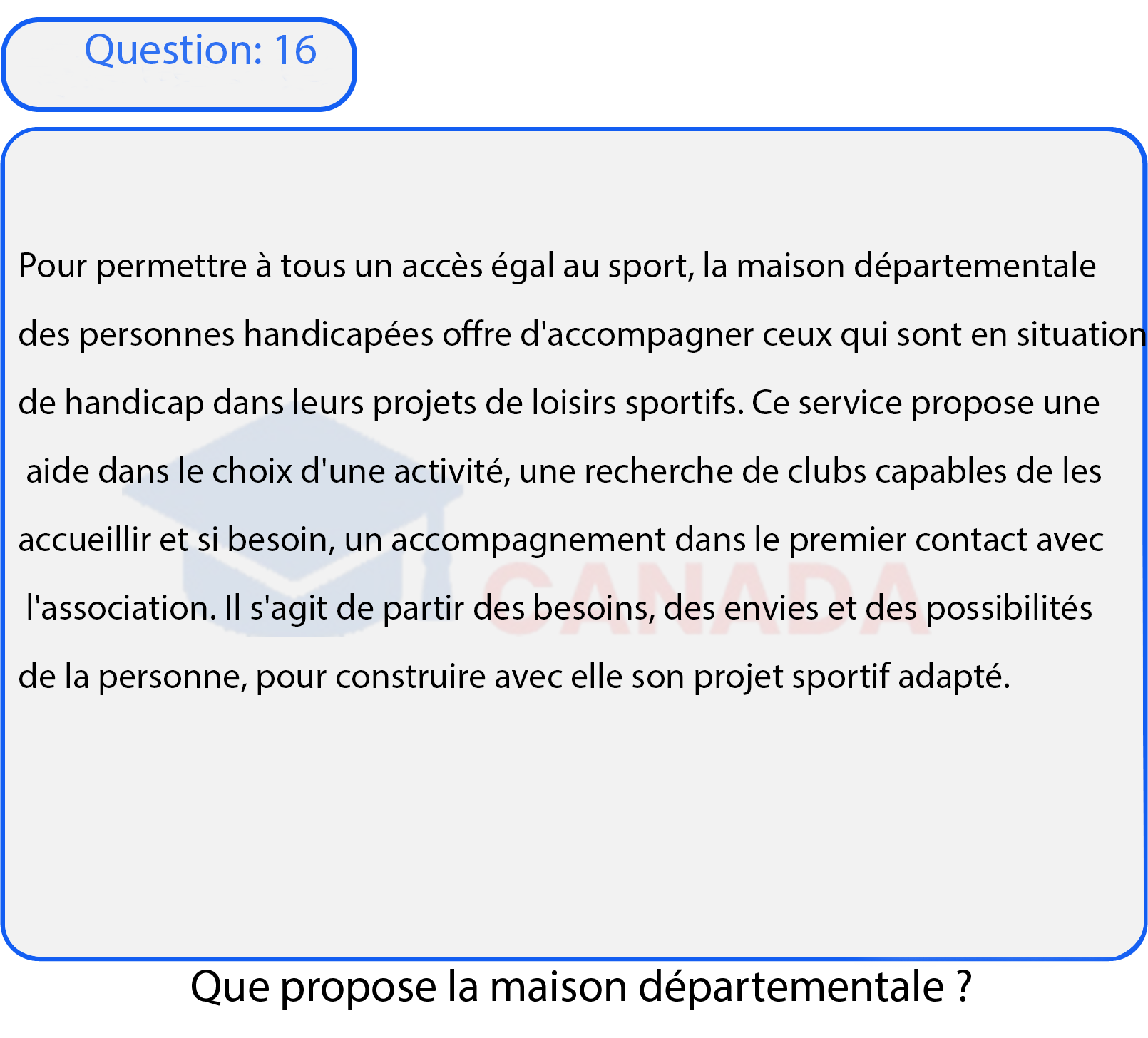 Question 16
