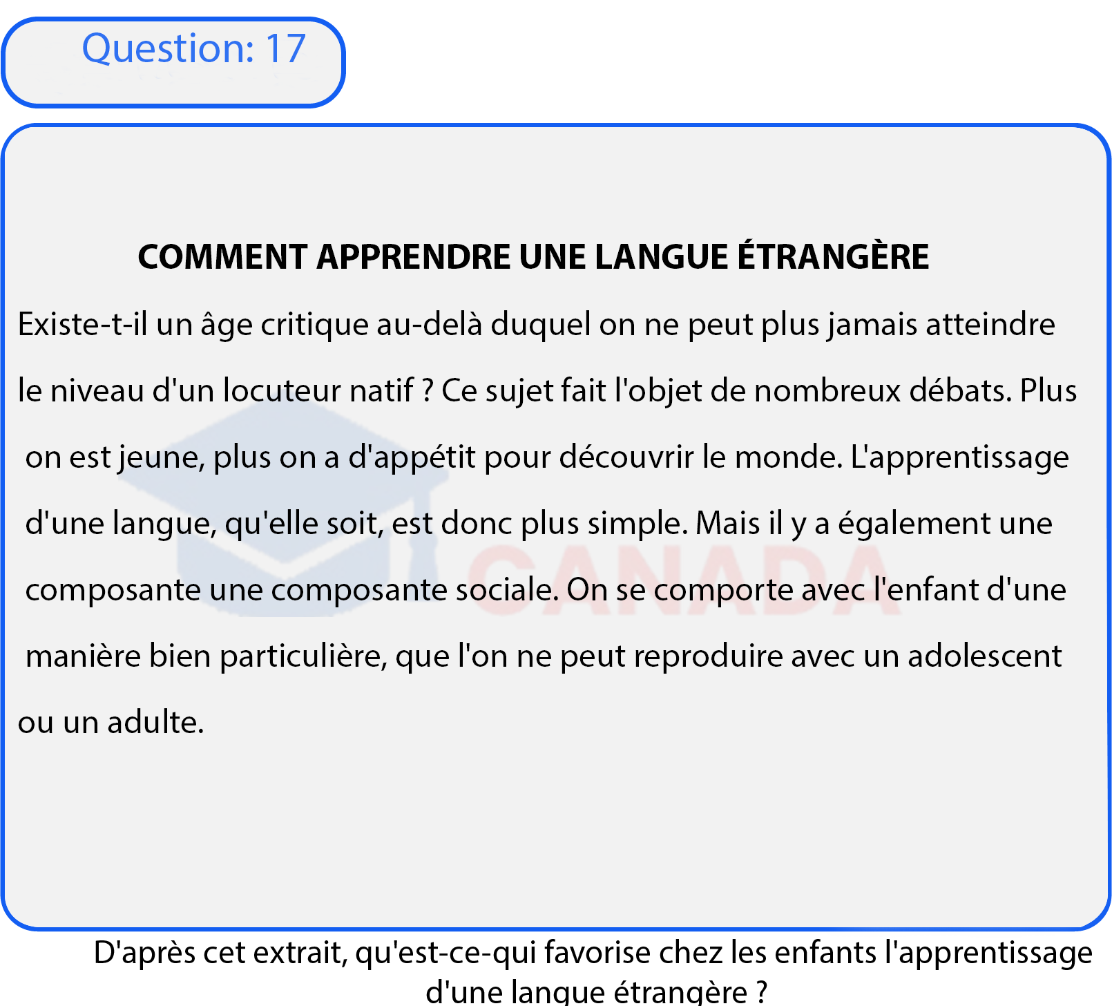 Question 17