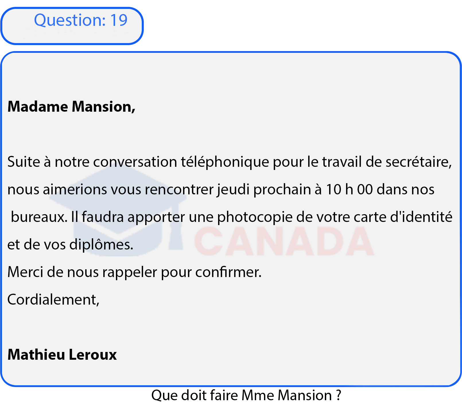 Question 19