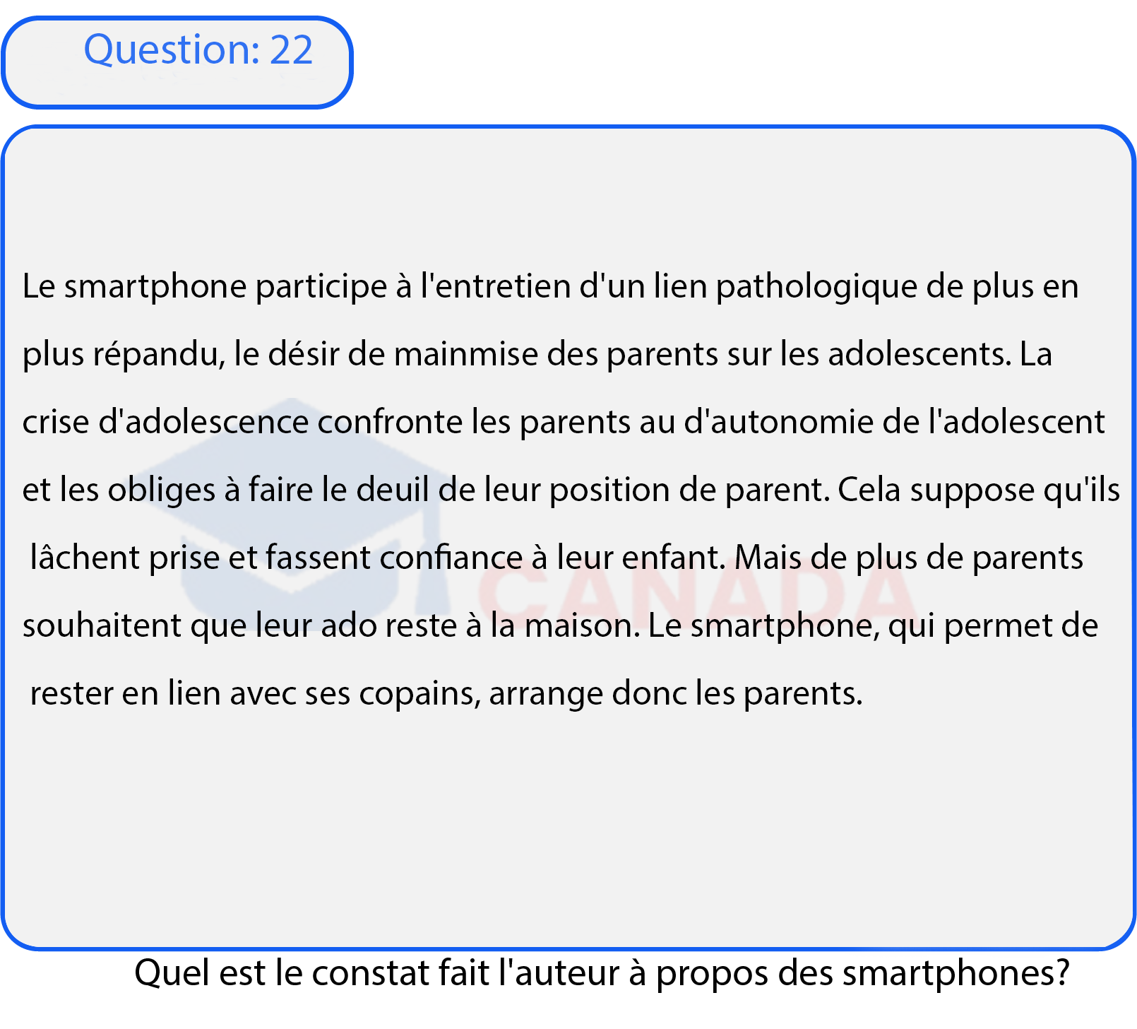 Question 22