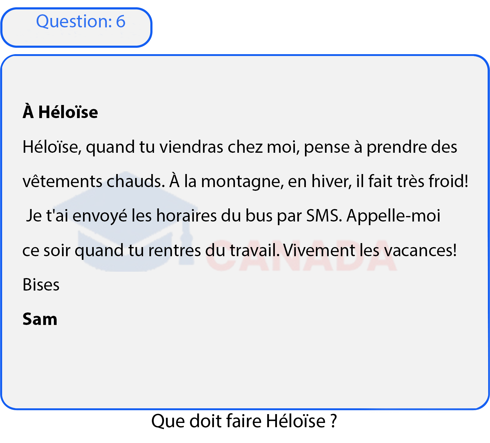 Question 6