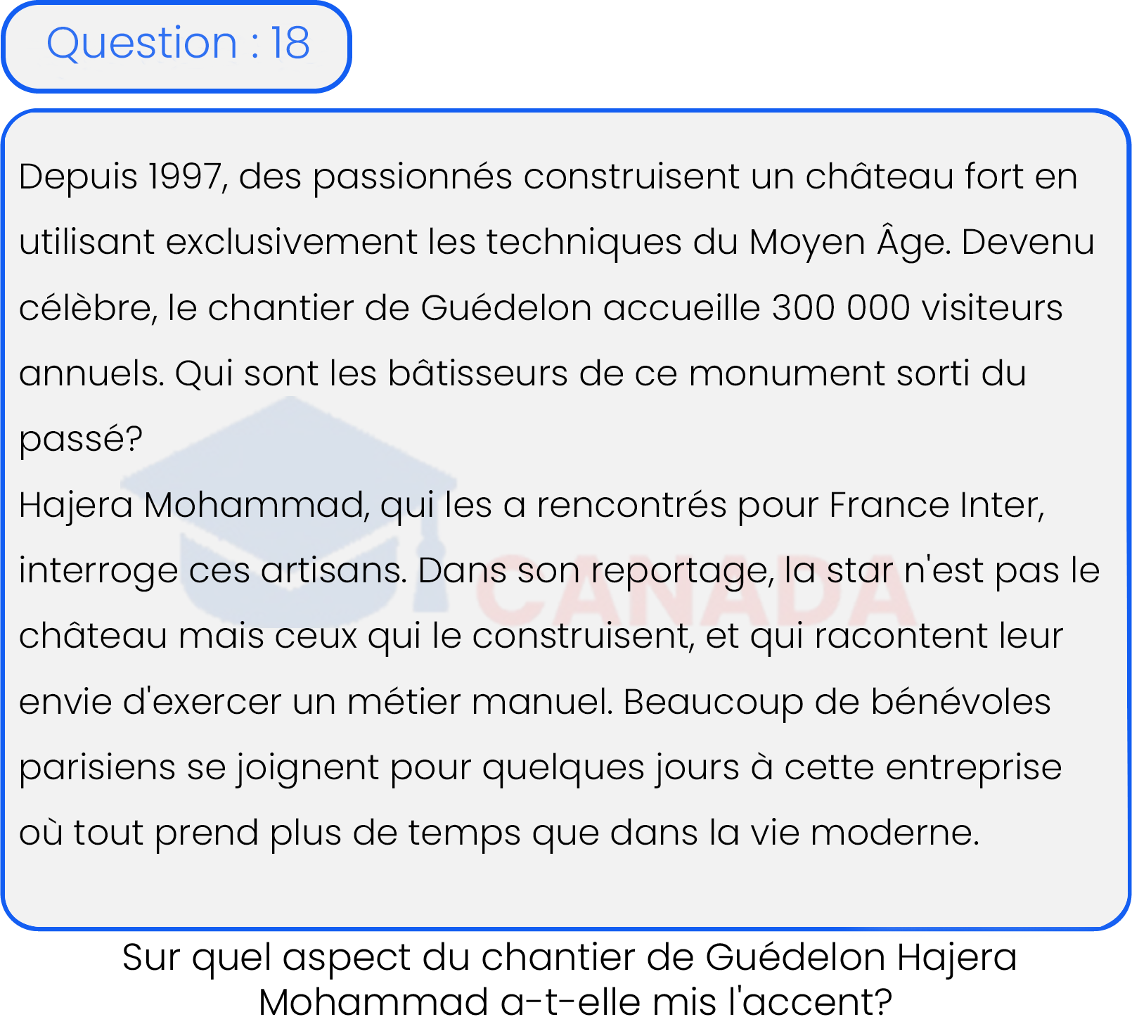 Question 18