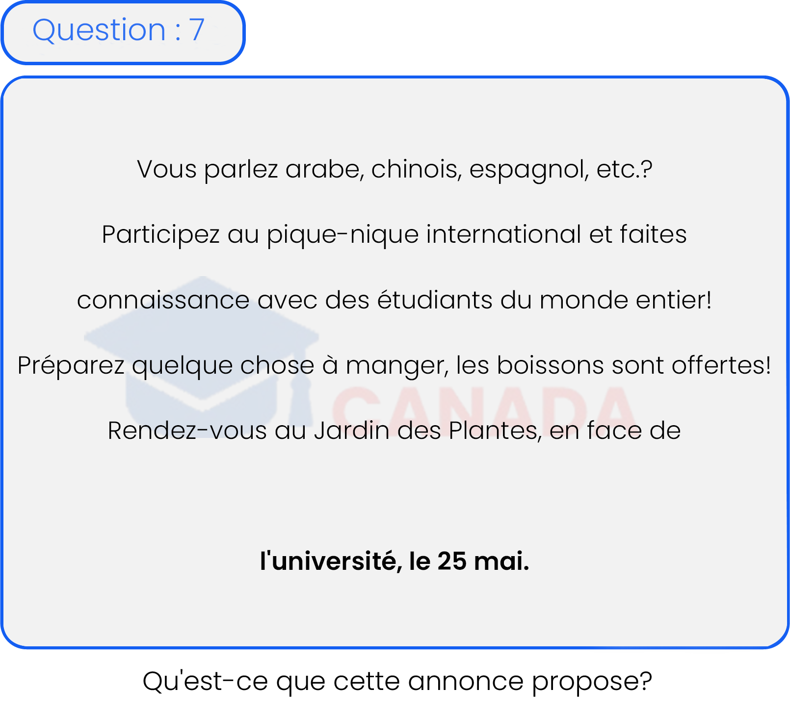 Question 7