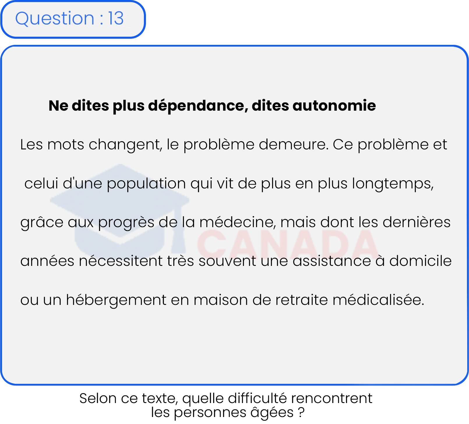 Question 13