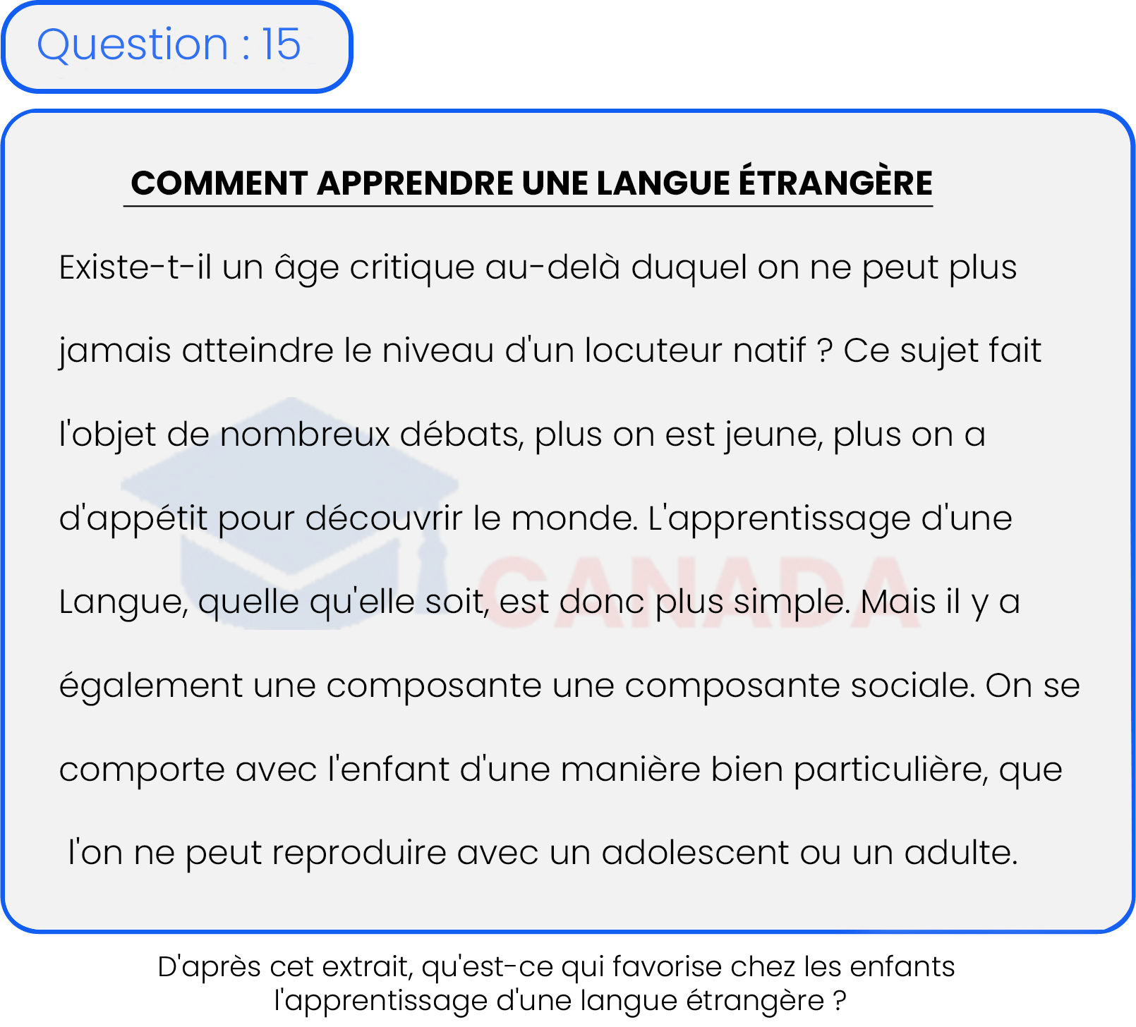 Question 15