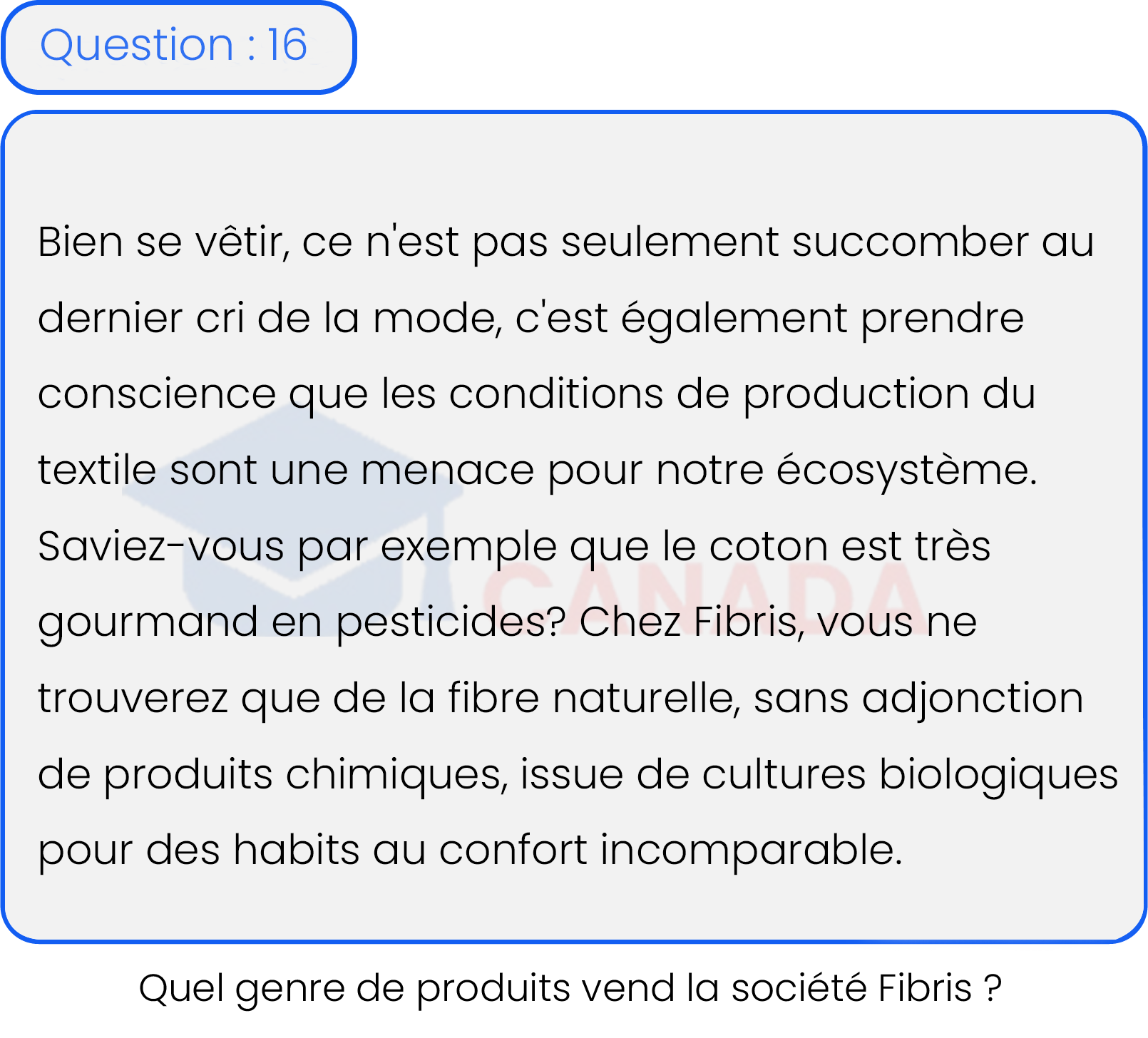 Question 16