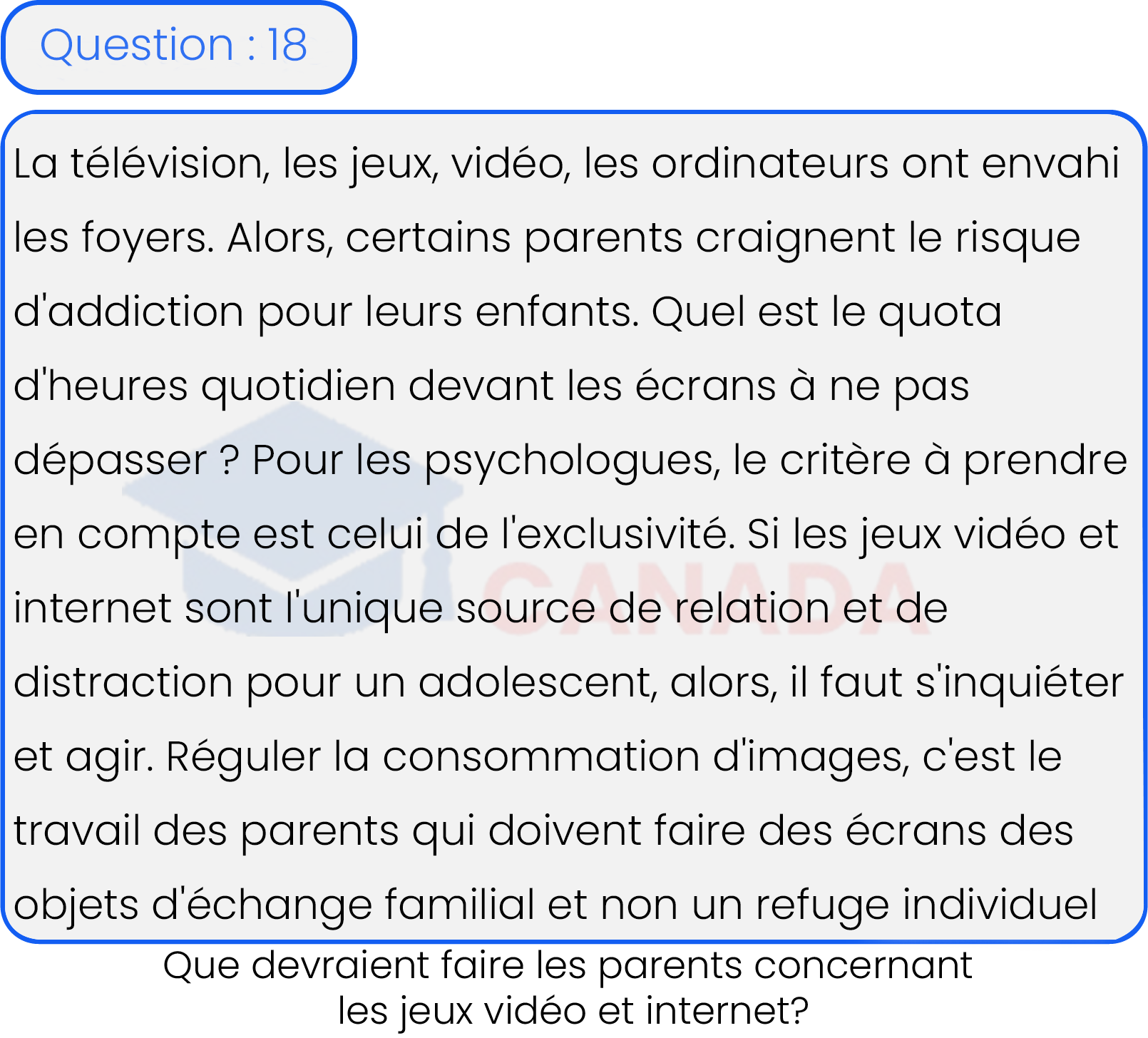Question 18
