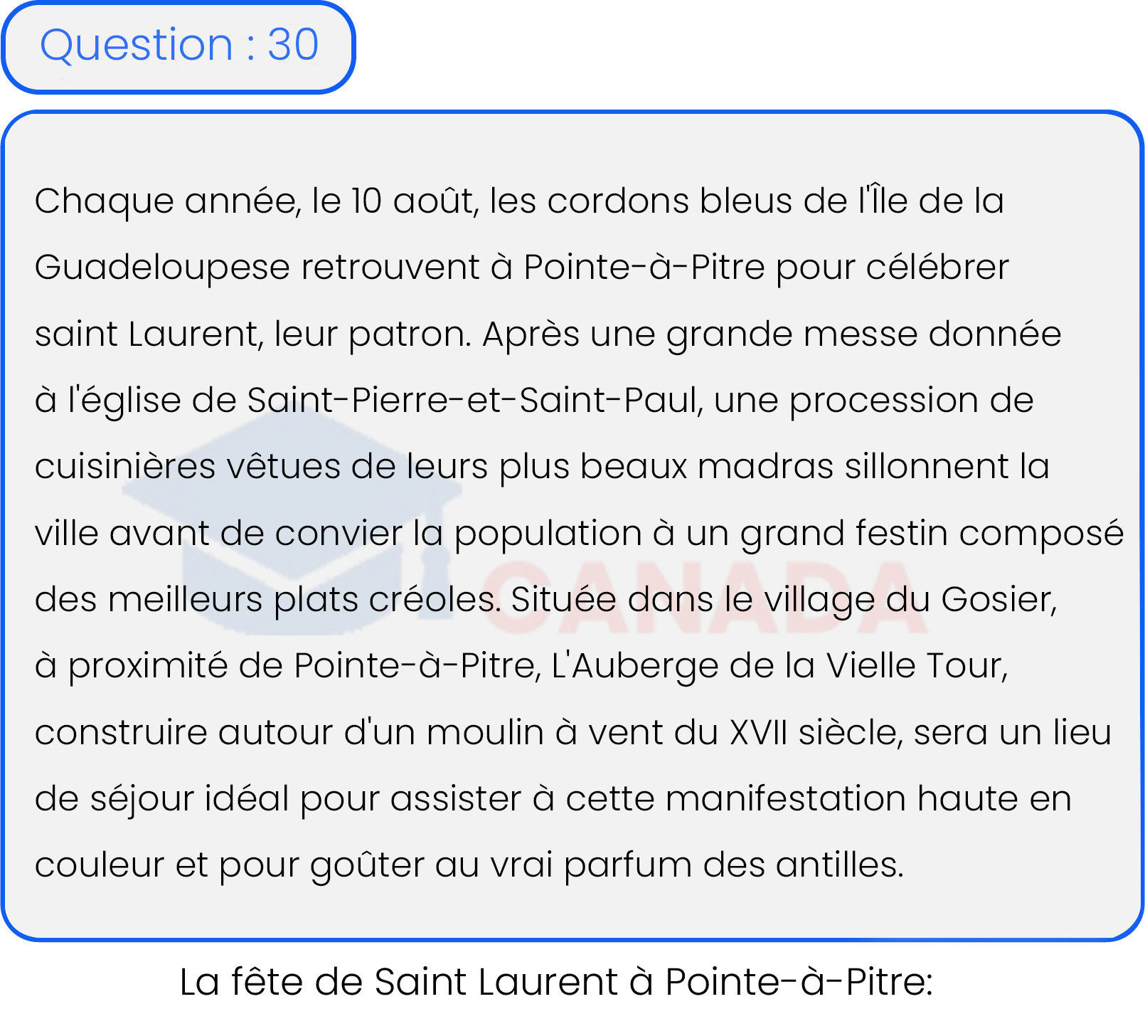 Question 30