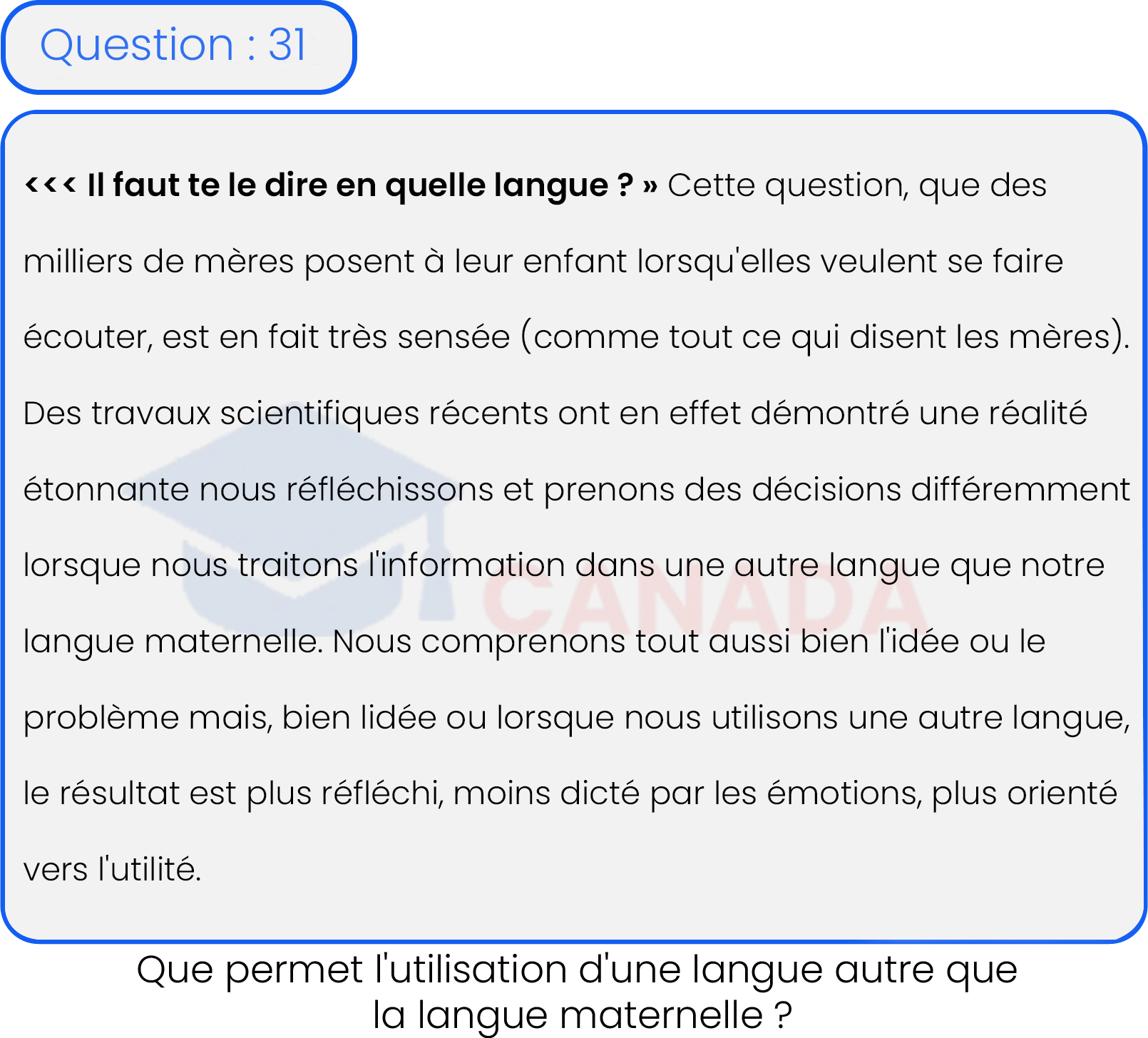 Question 31