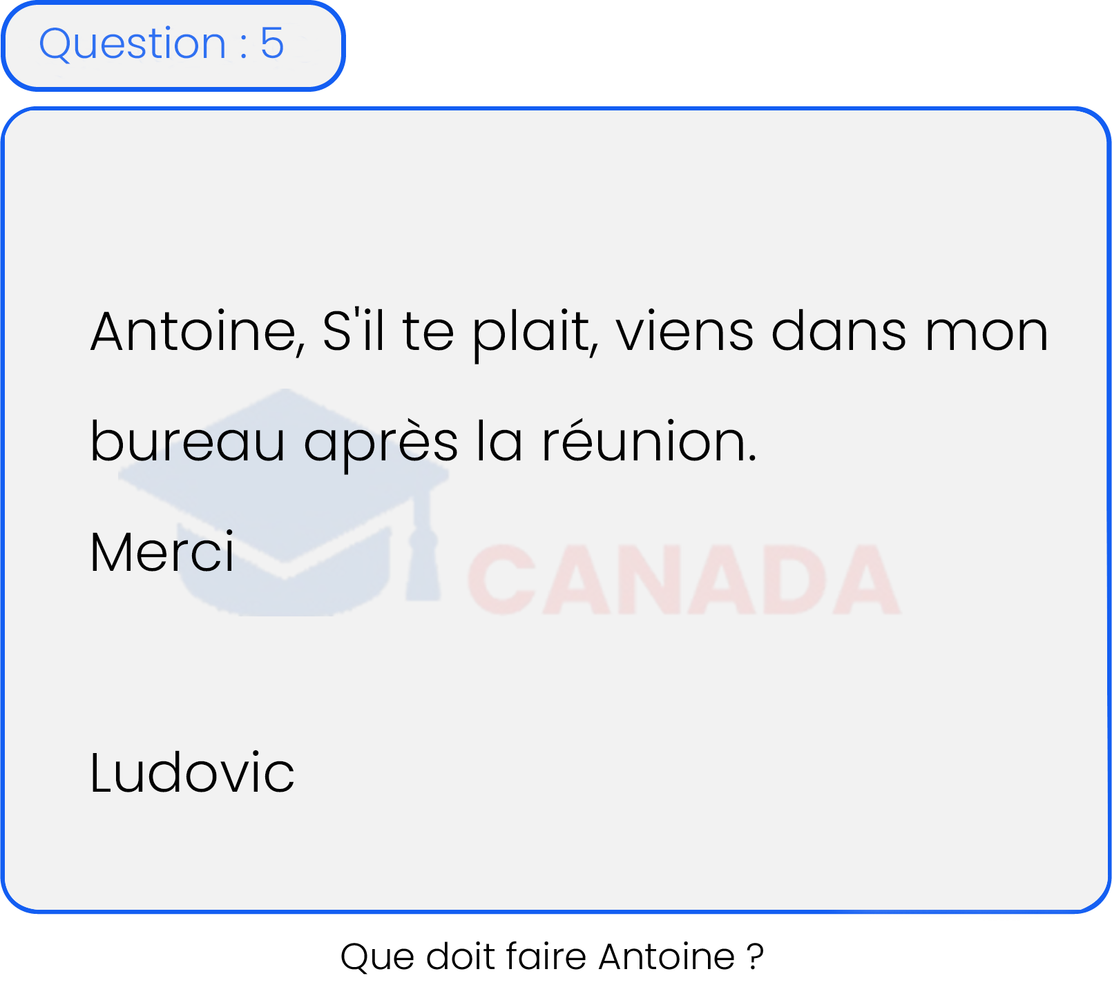 Question 5