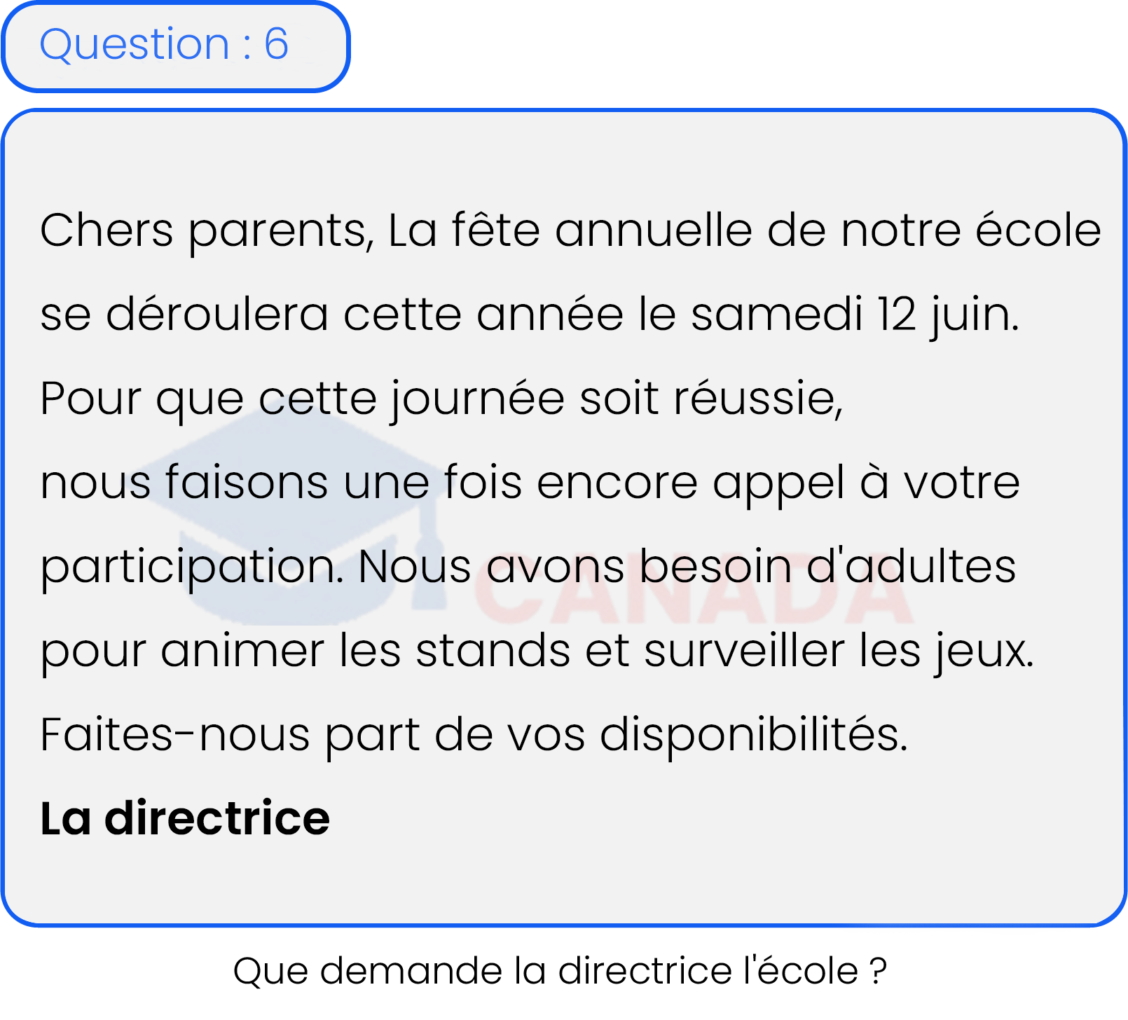 Question 6