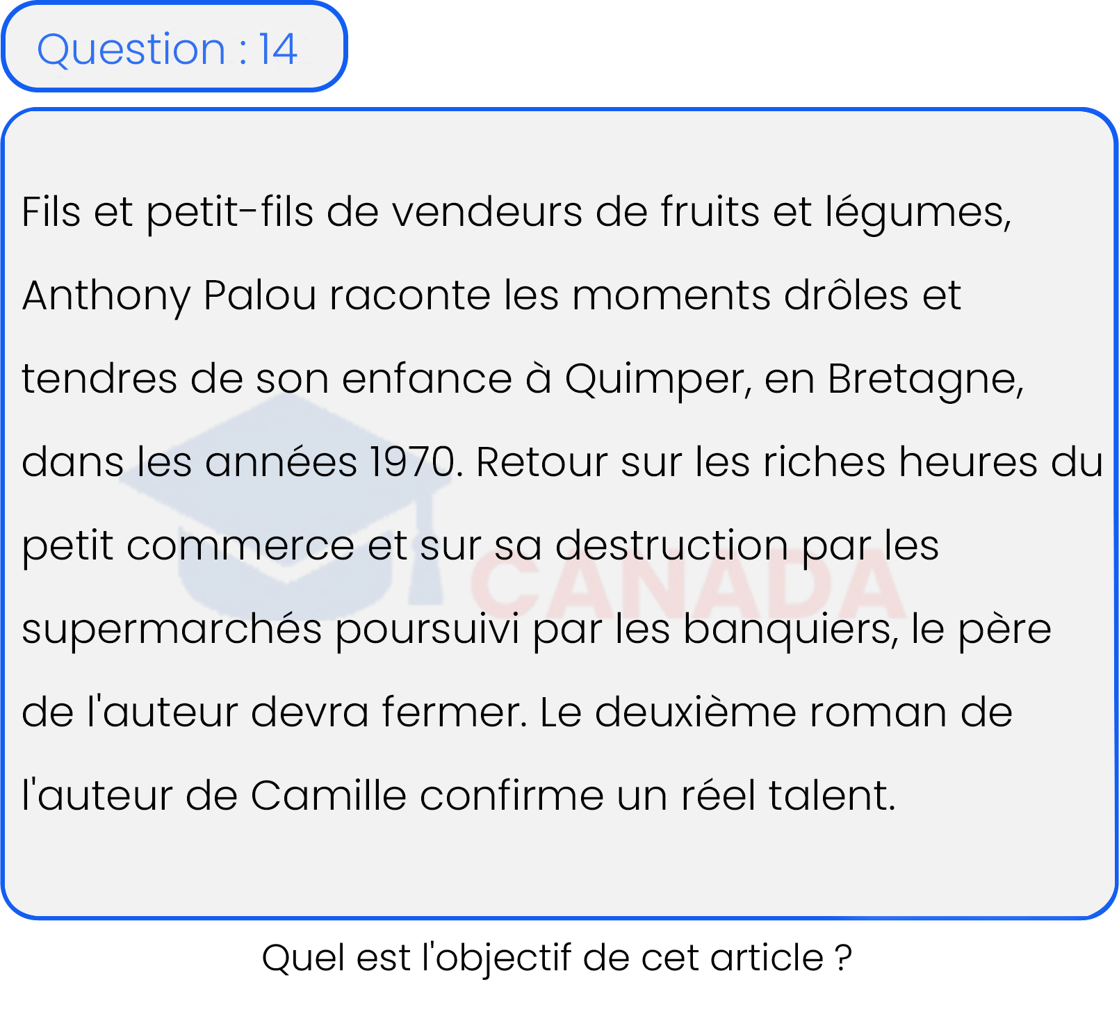 Question 14