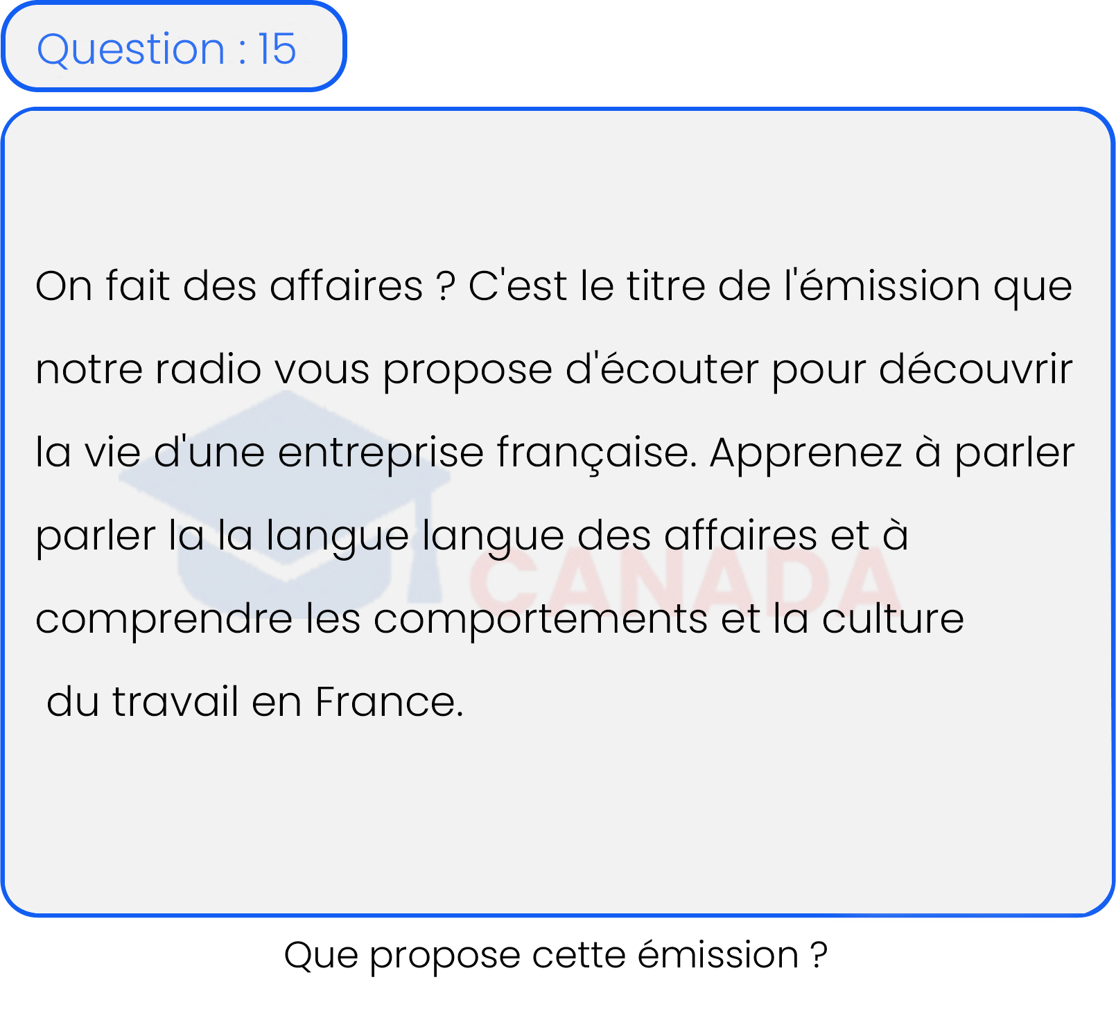 Question 15