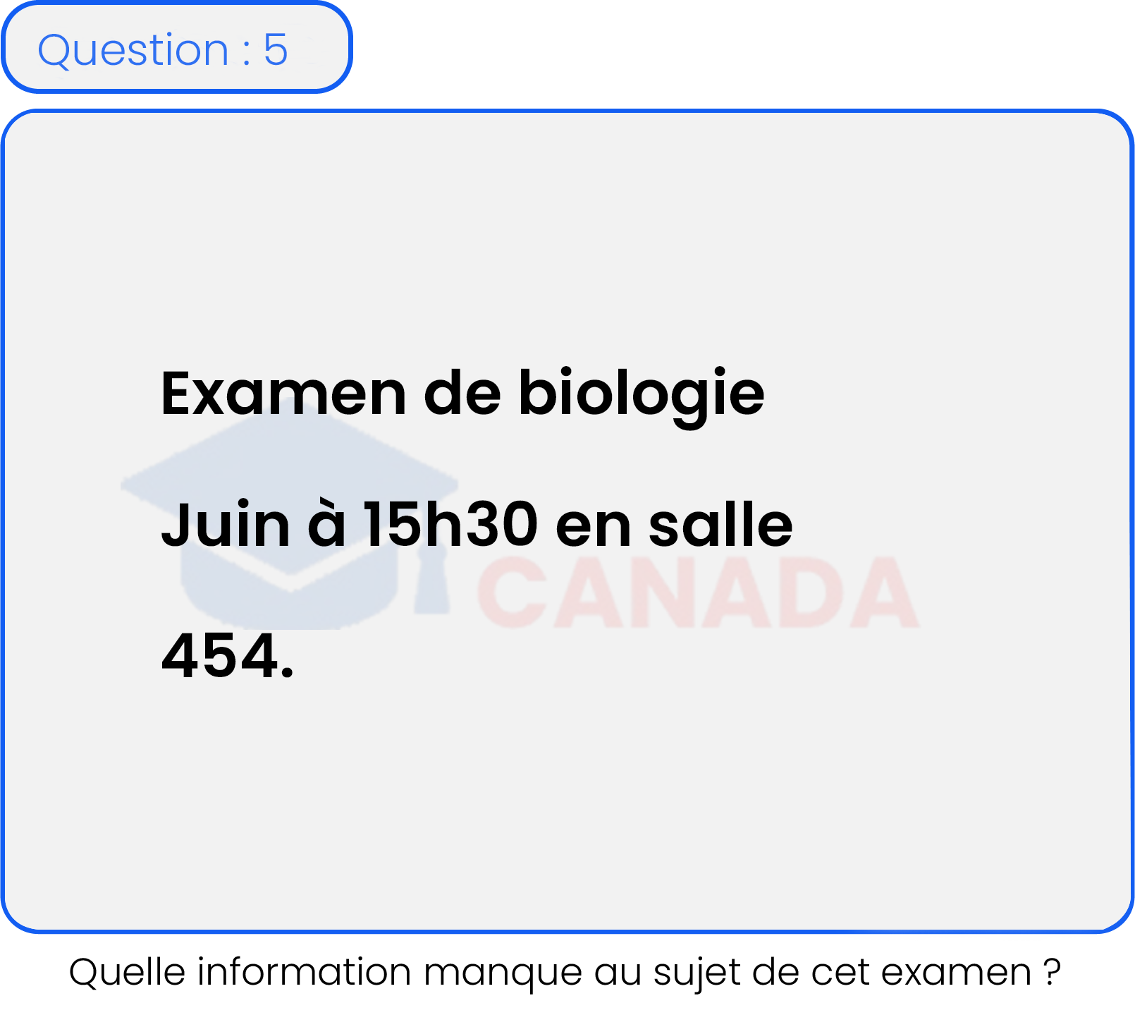Question 5