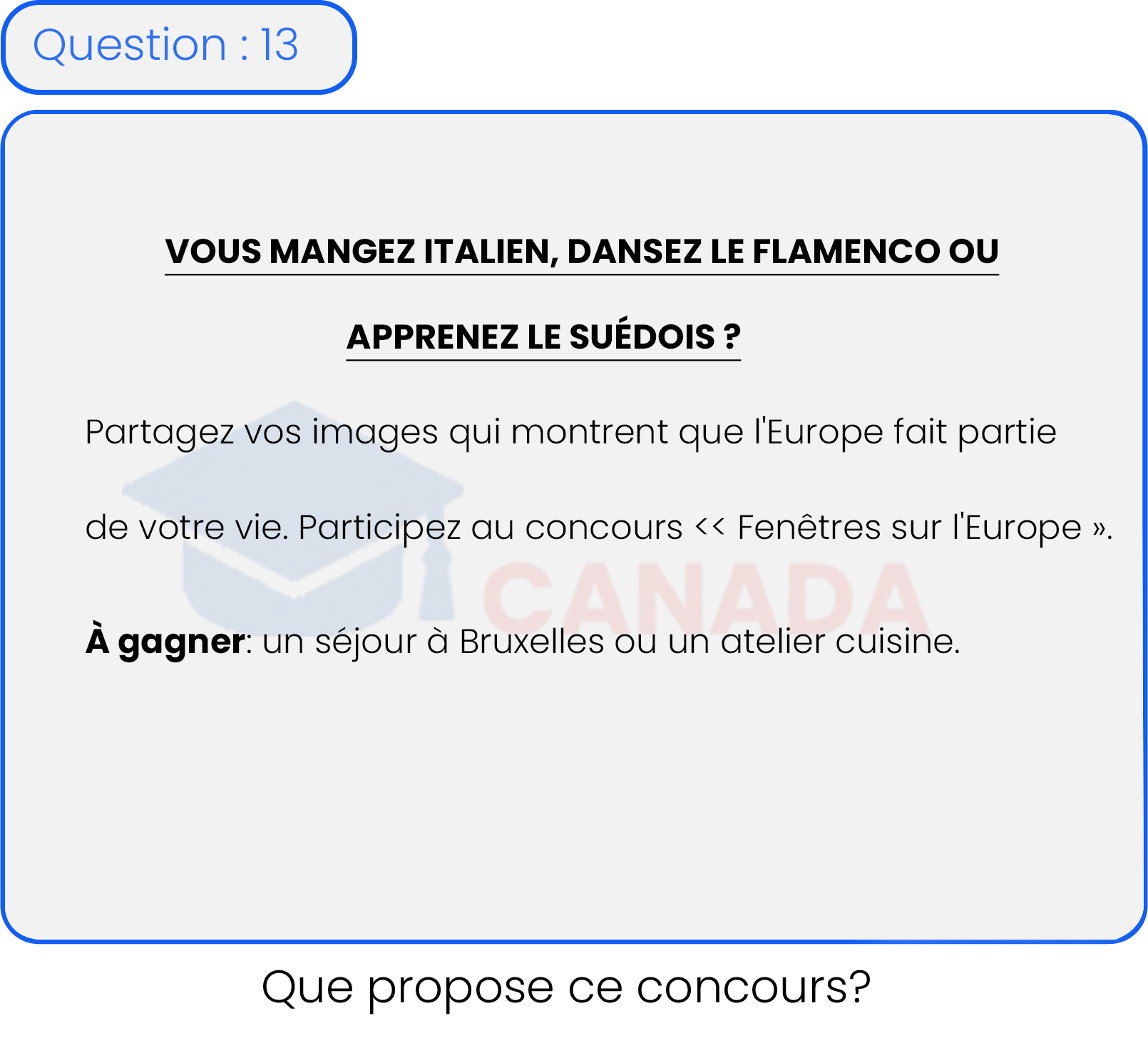 Question 13