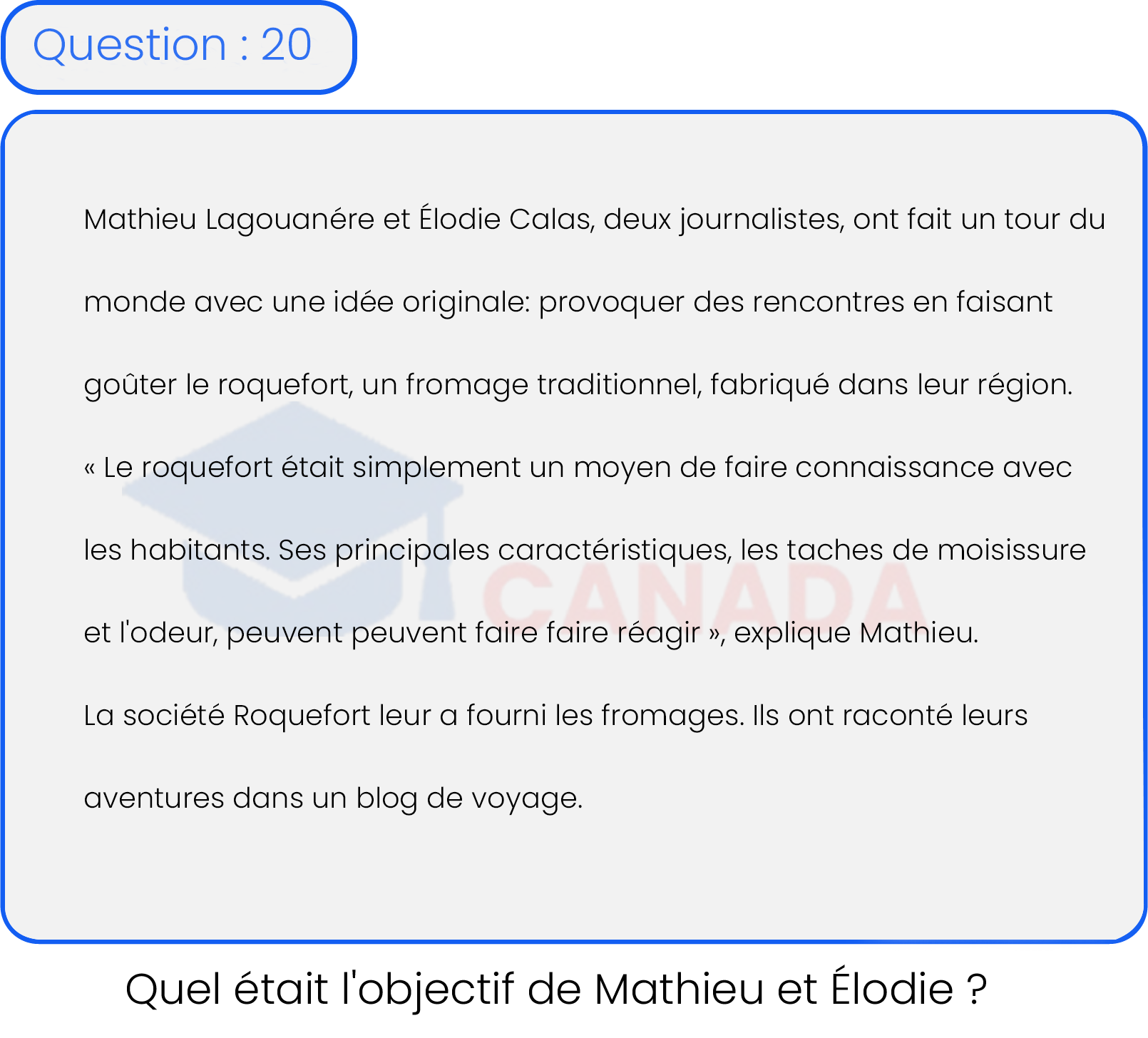 Question 20