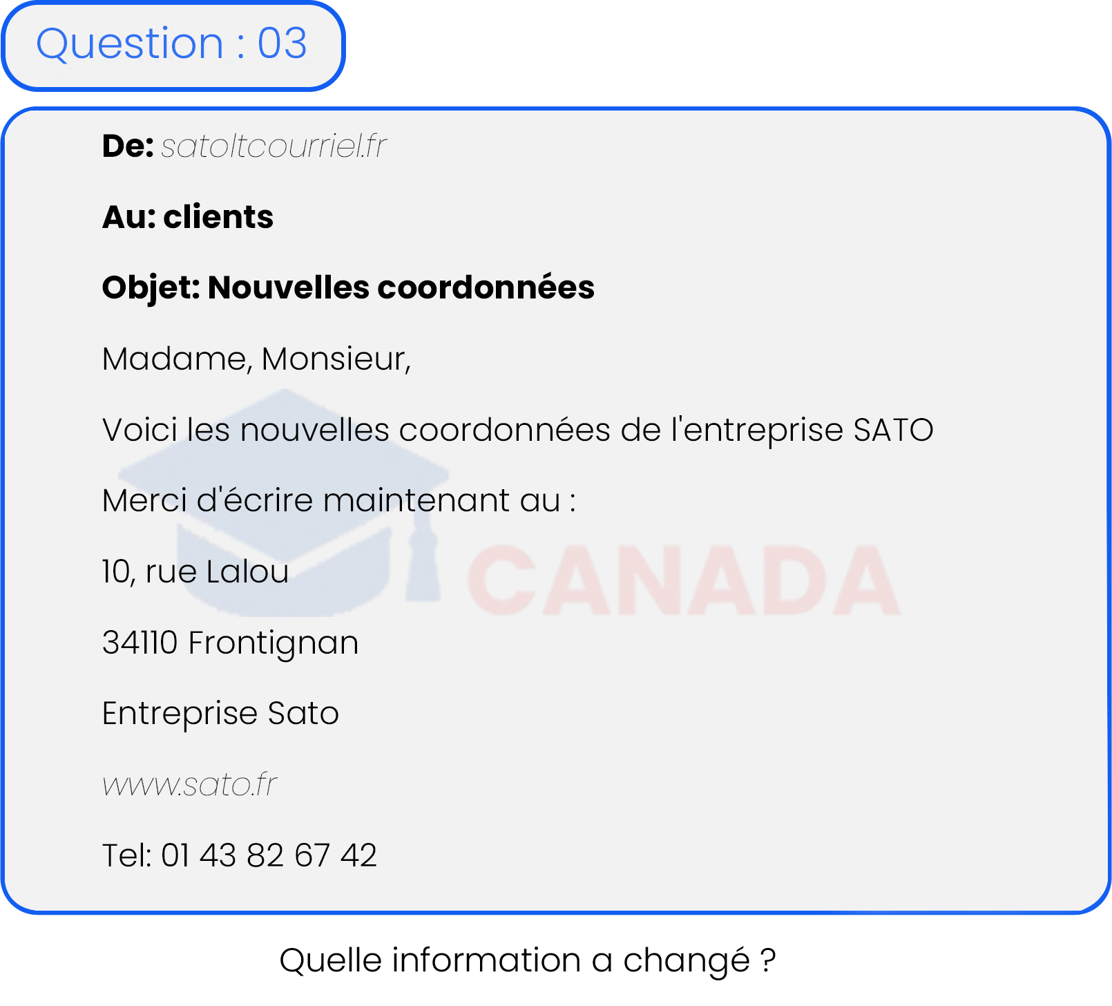 Question 3